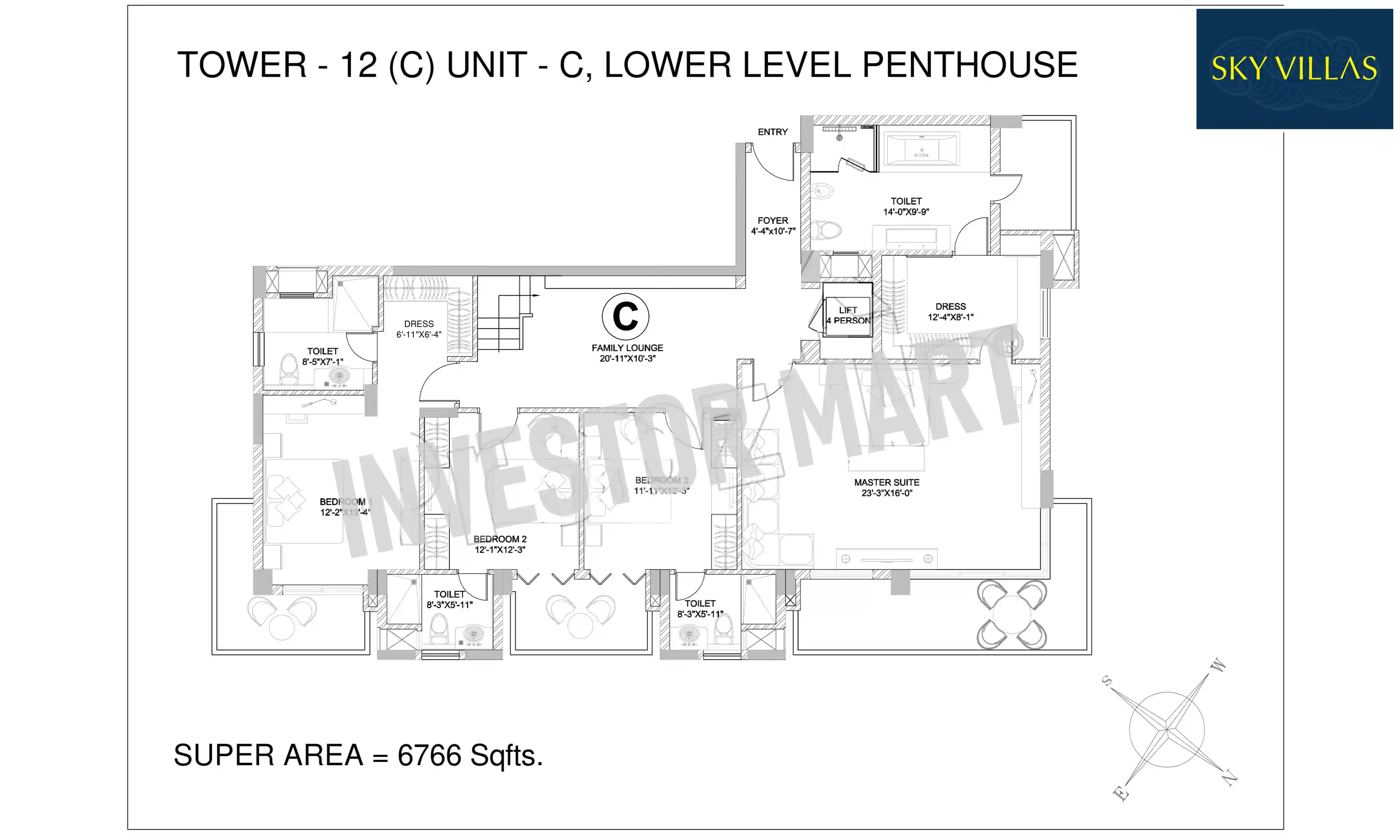 6766 Sqft