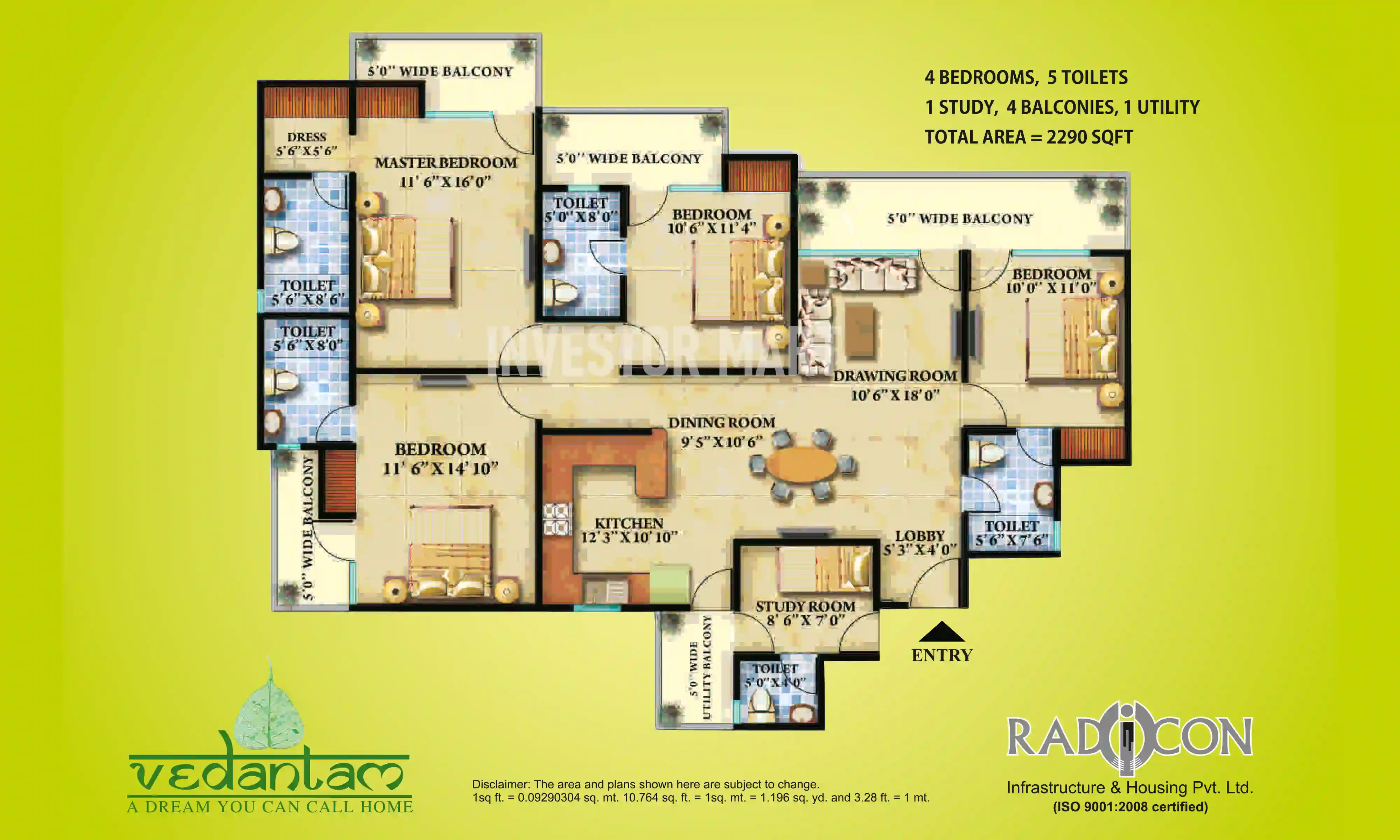 2290 Sqft