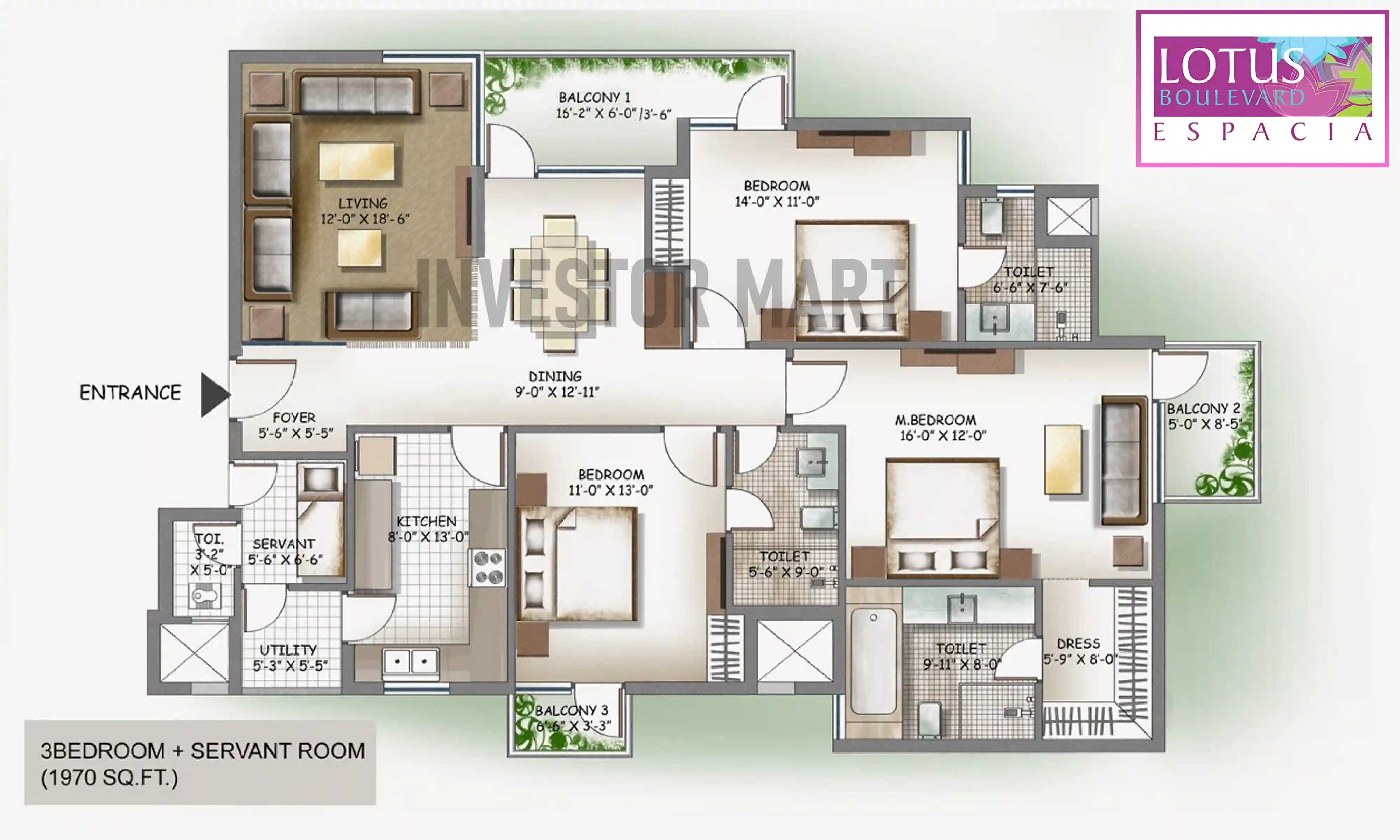 1970 Sqft