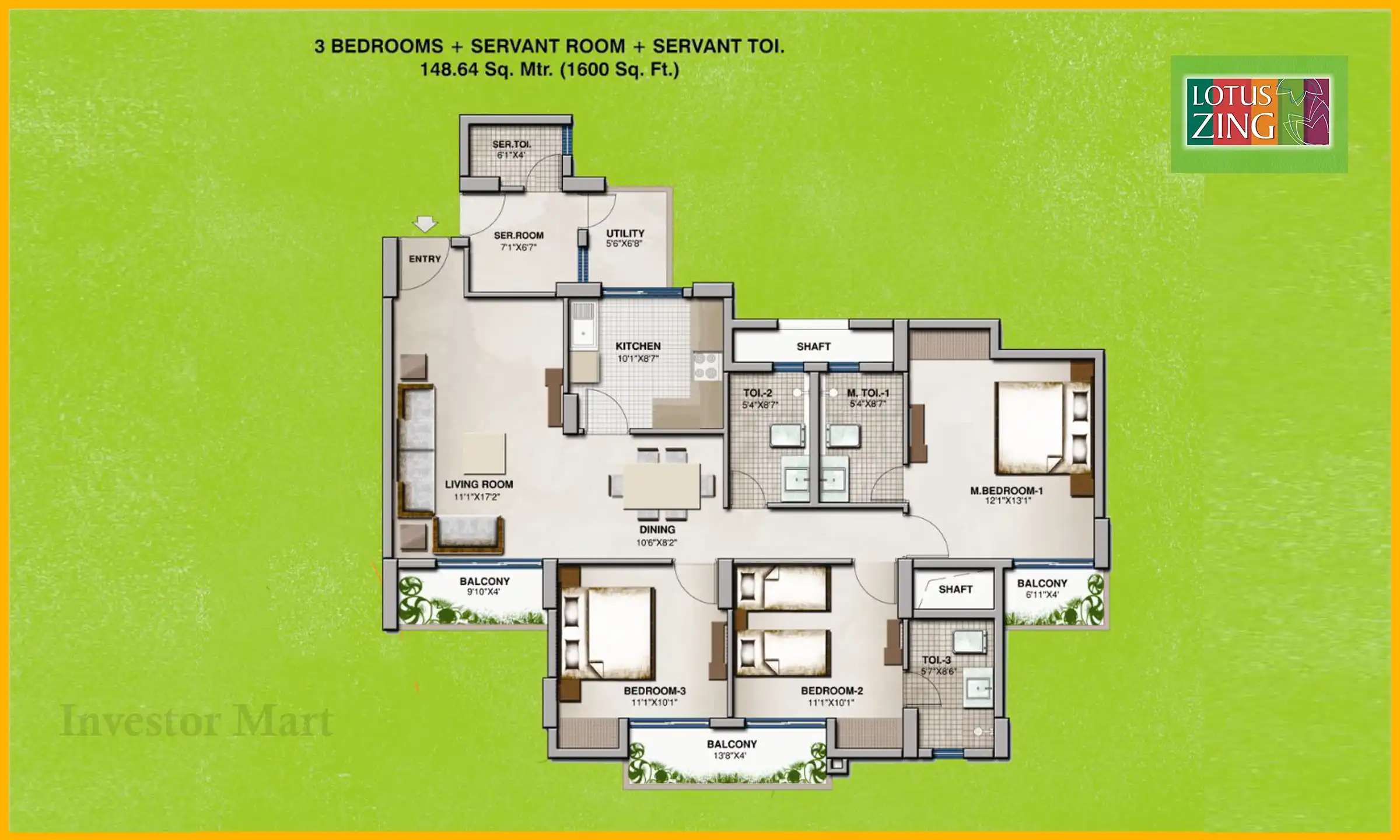 1600 Sqft