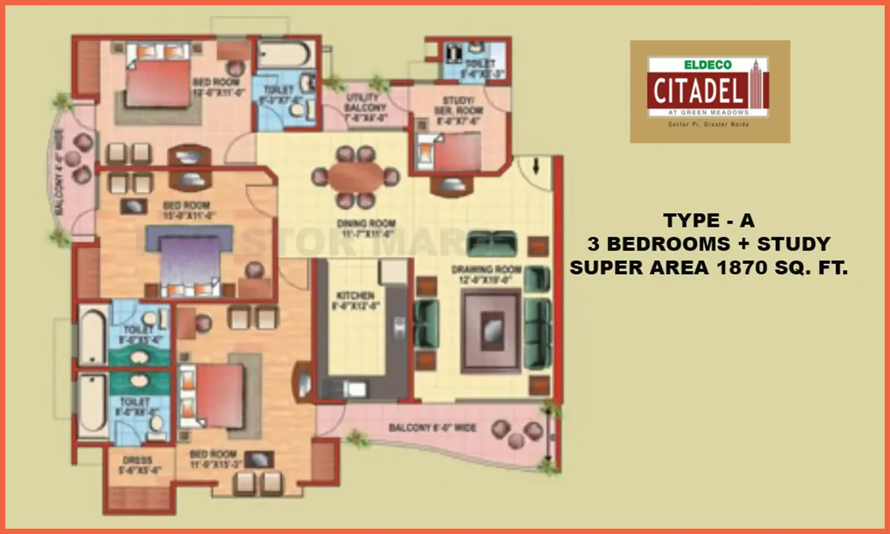 1870 Sqft