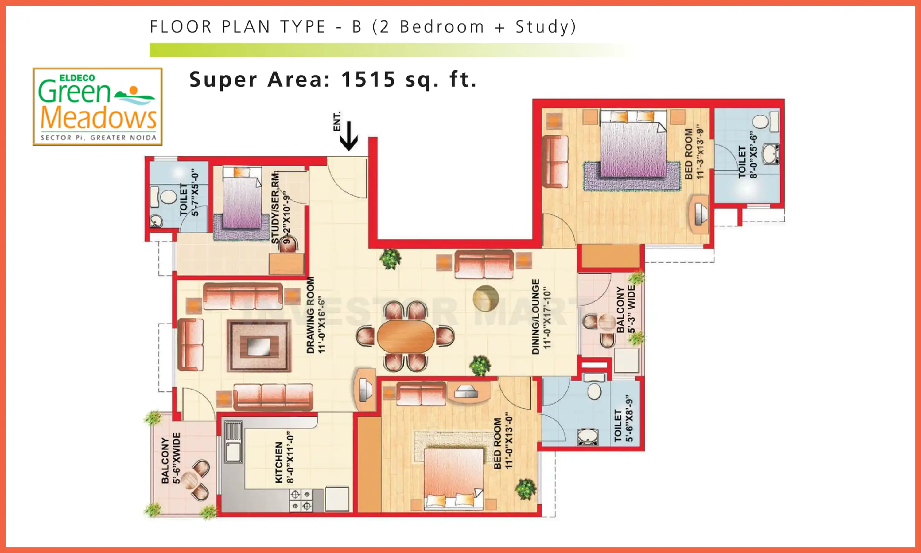 1515 Sqft