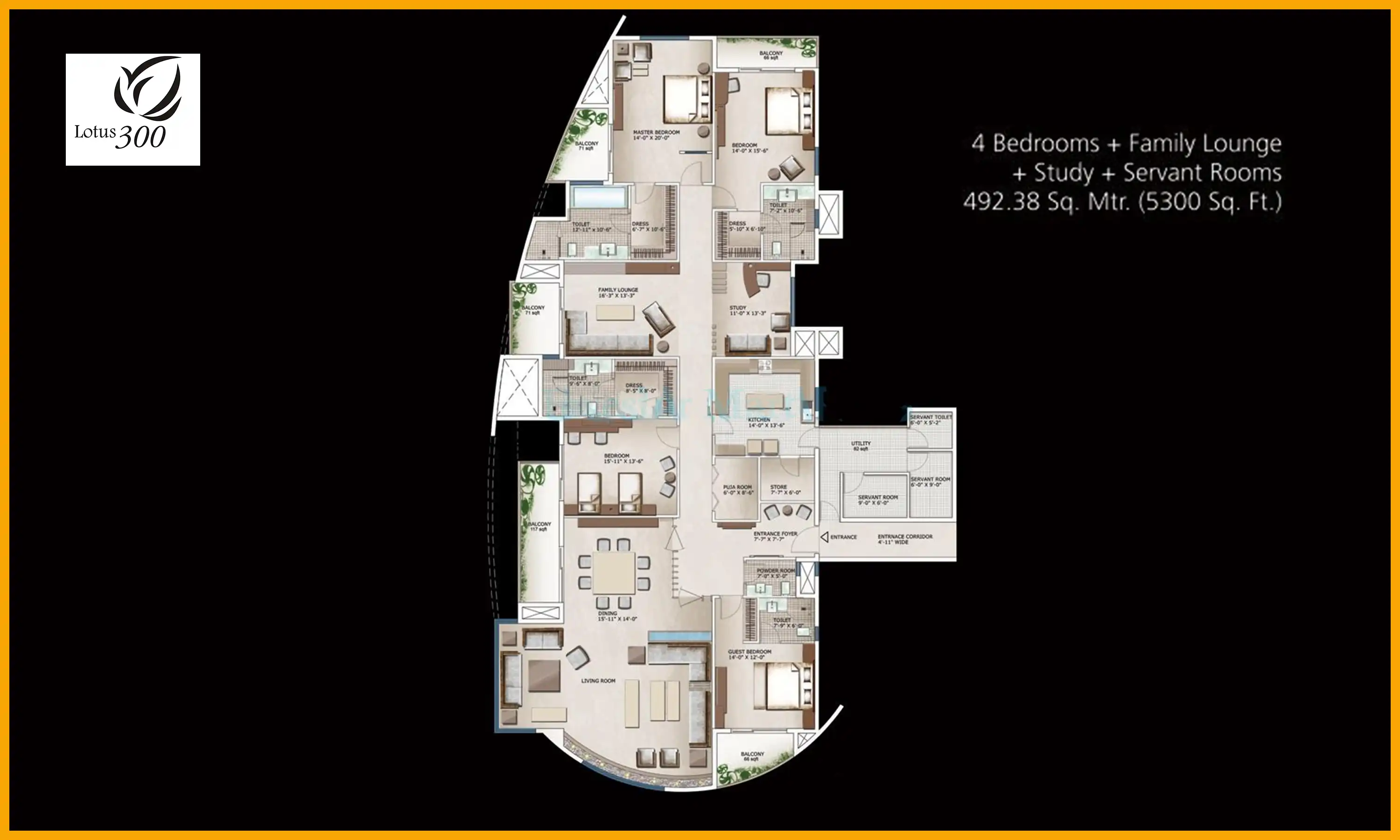 5300 Sqft