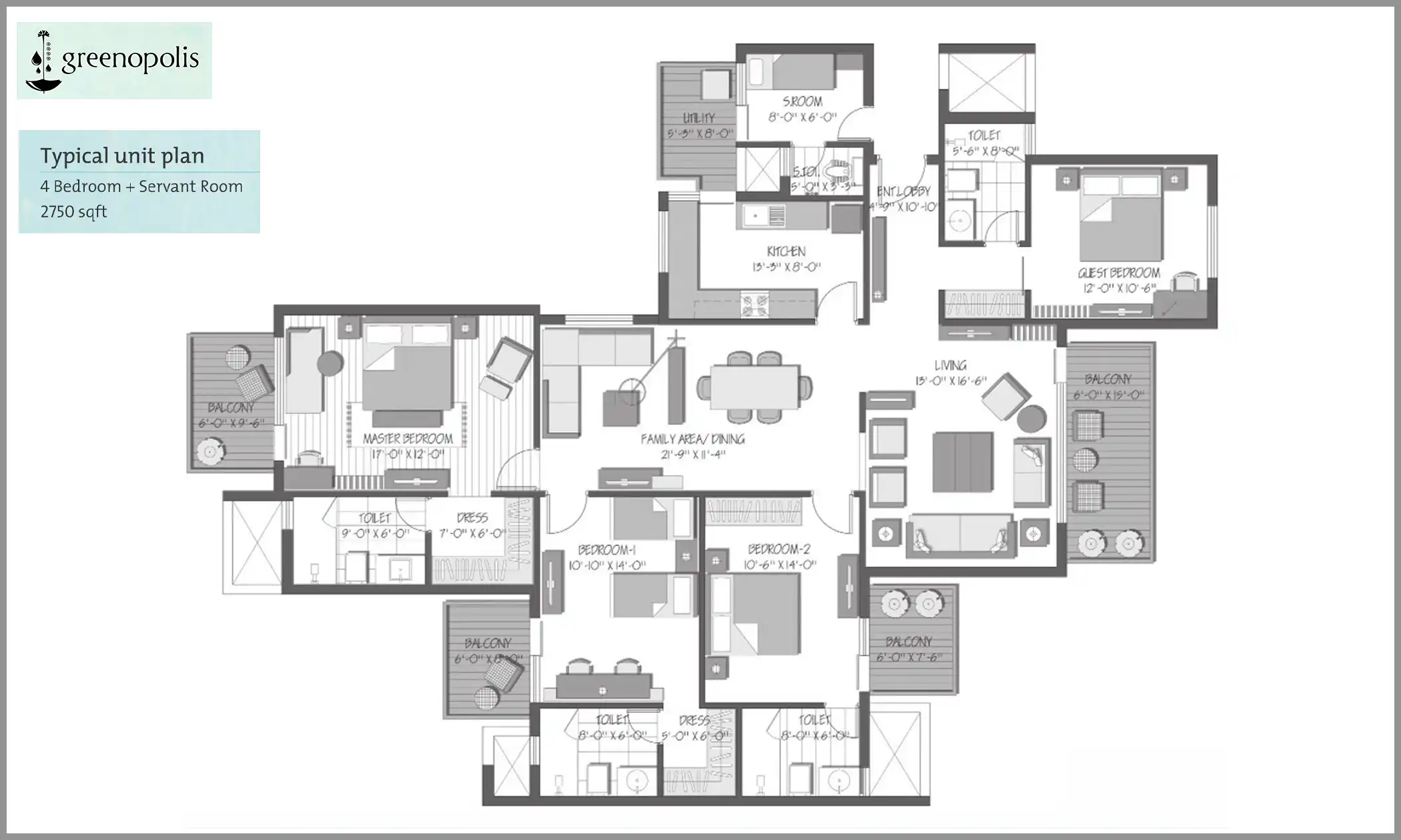 2750 Sqft