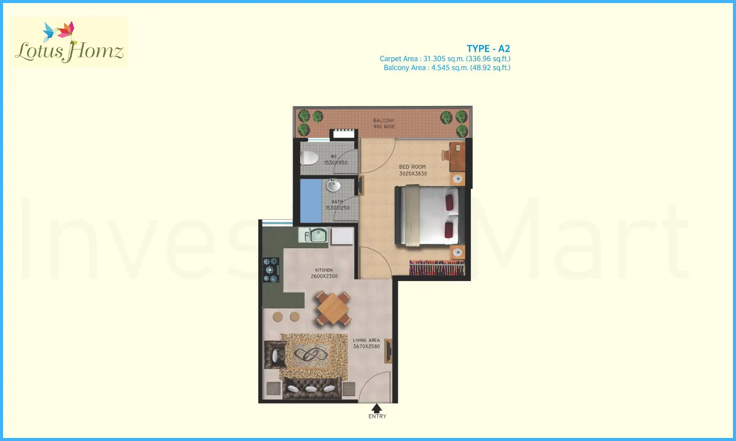 337 Sqft