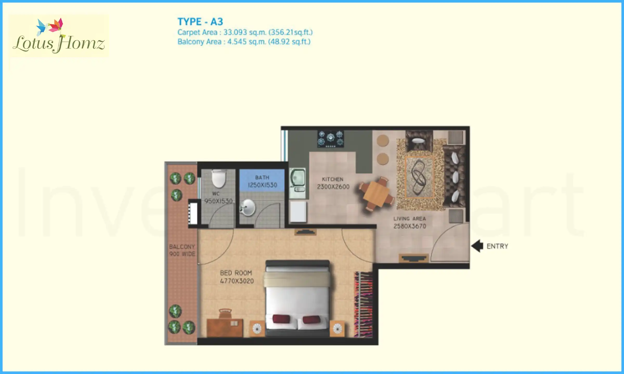 356 Sqft