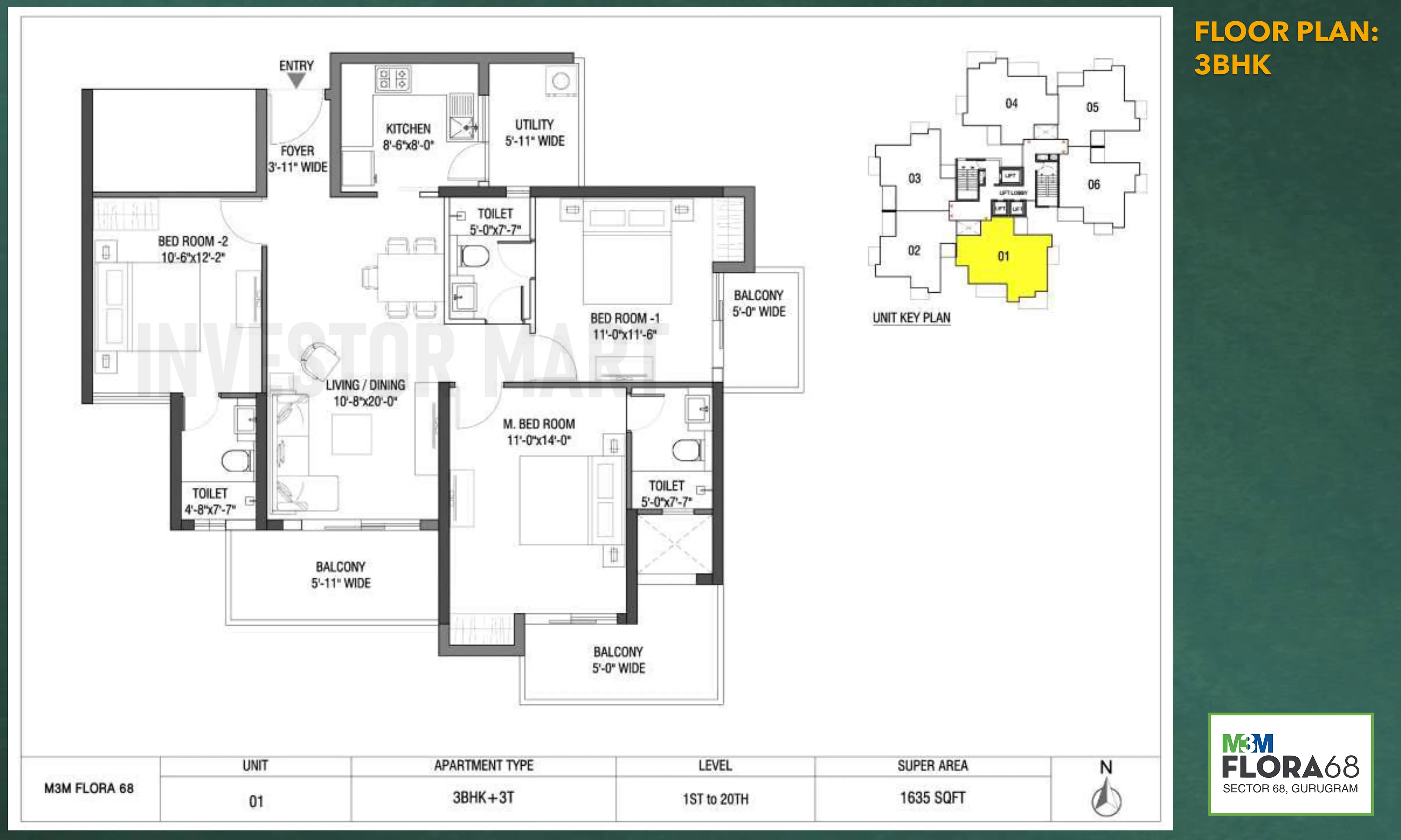 1635 Sqft