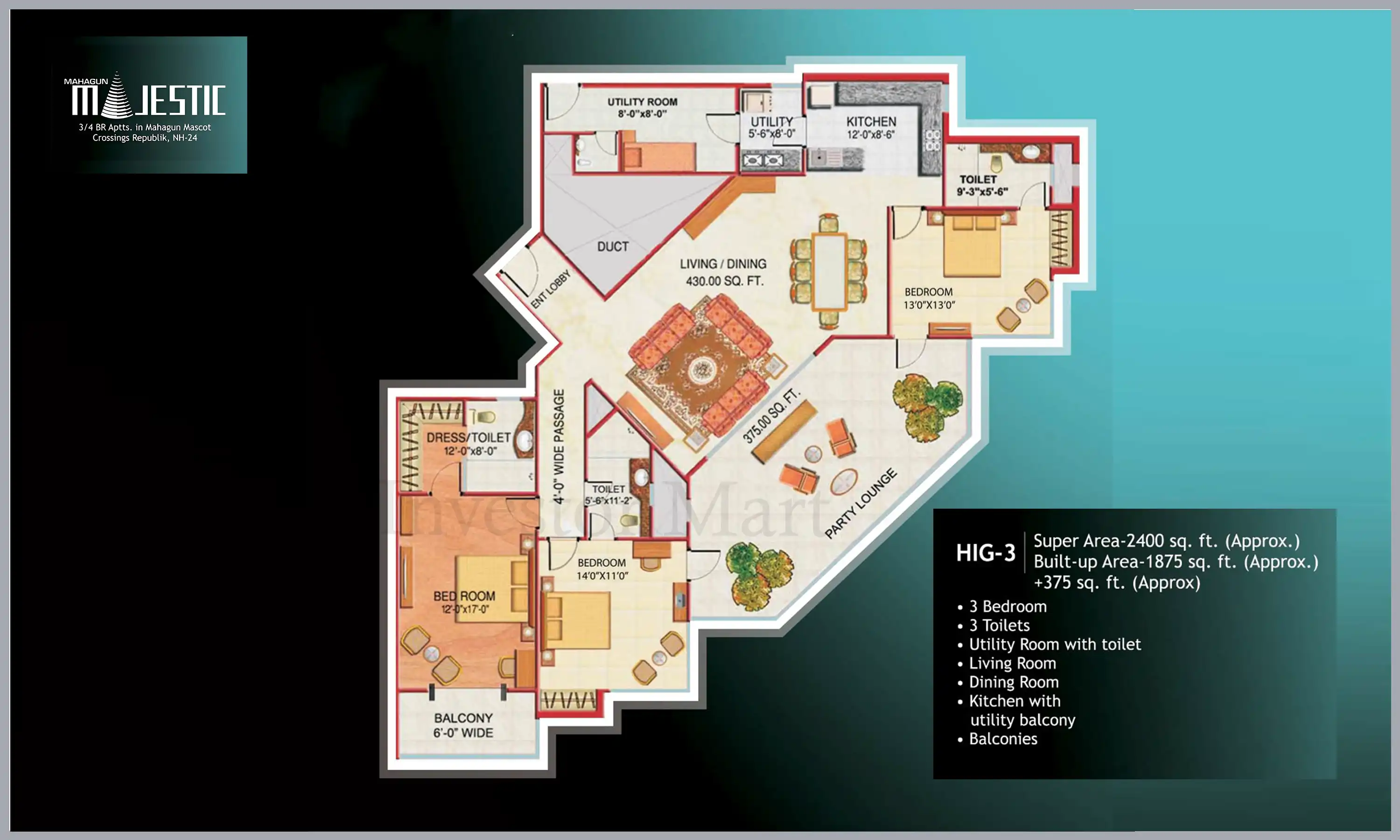 2400 Sqft