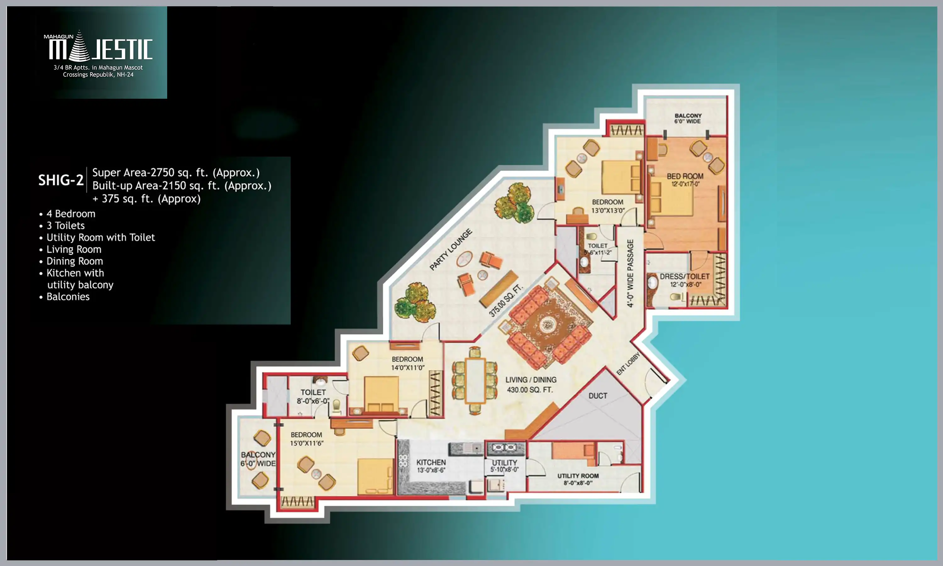2750 Sqft