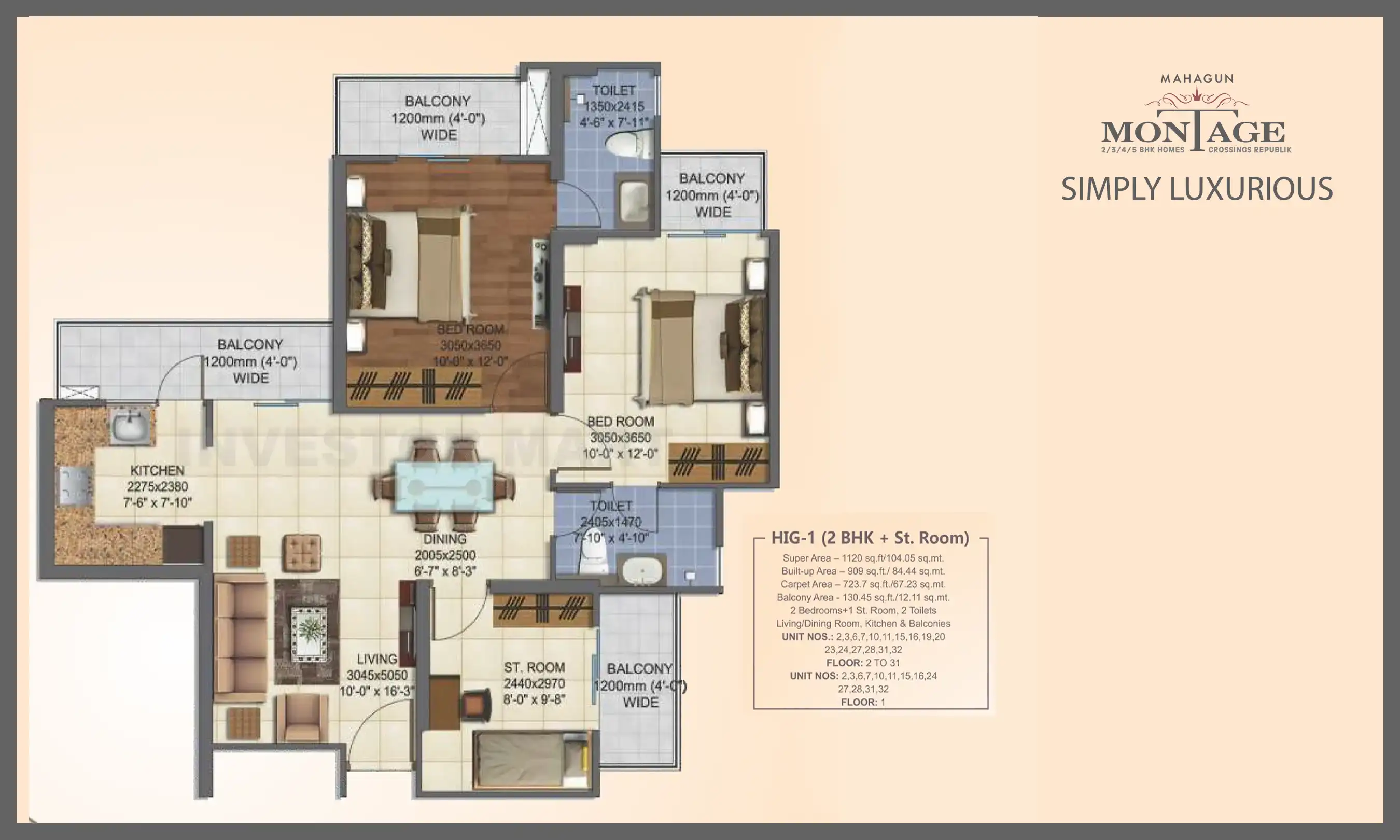 1120 Sqft