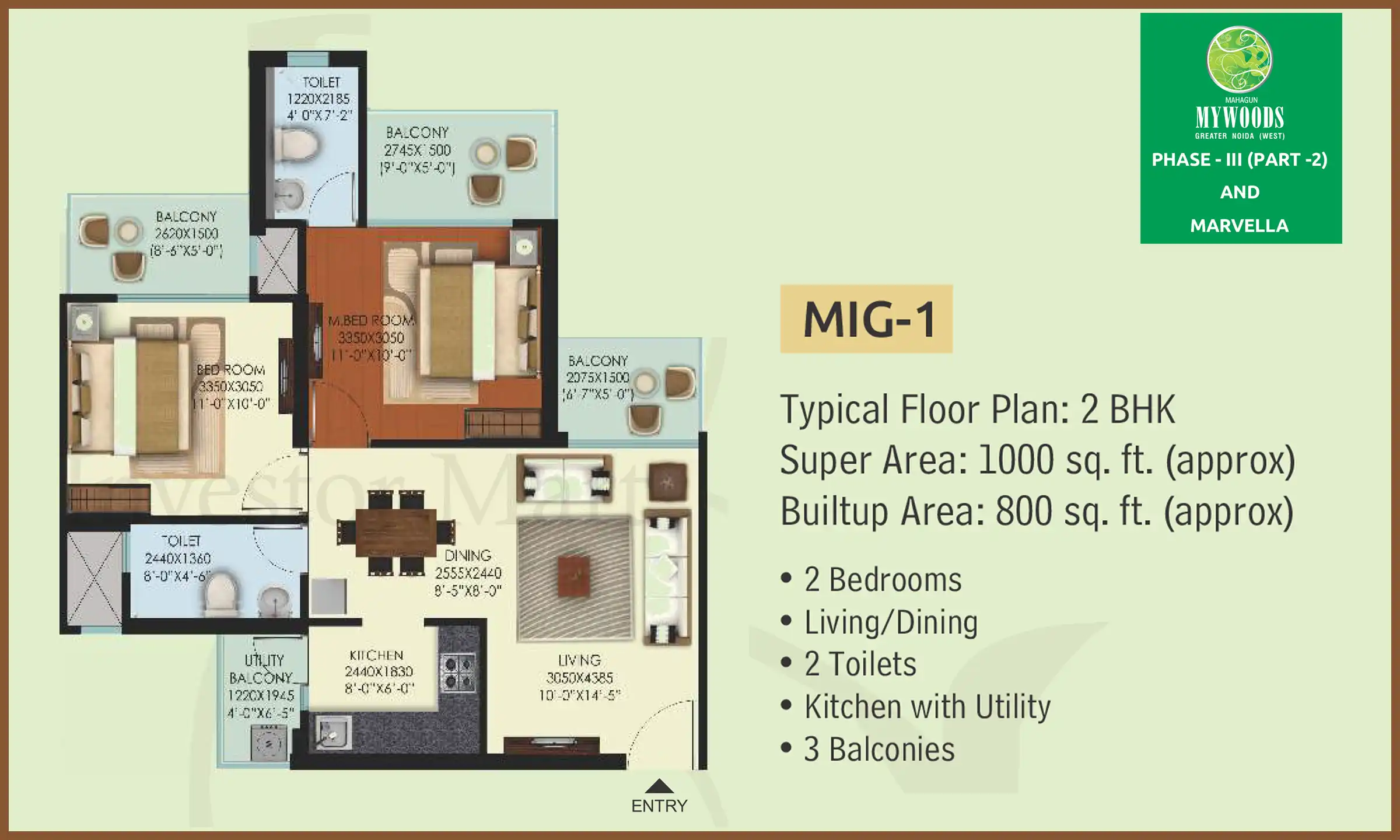1000 Sqft