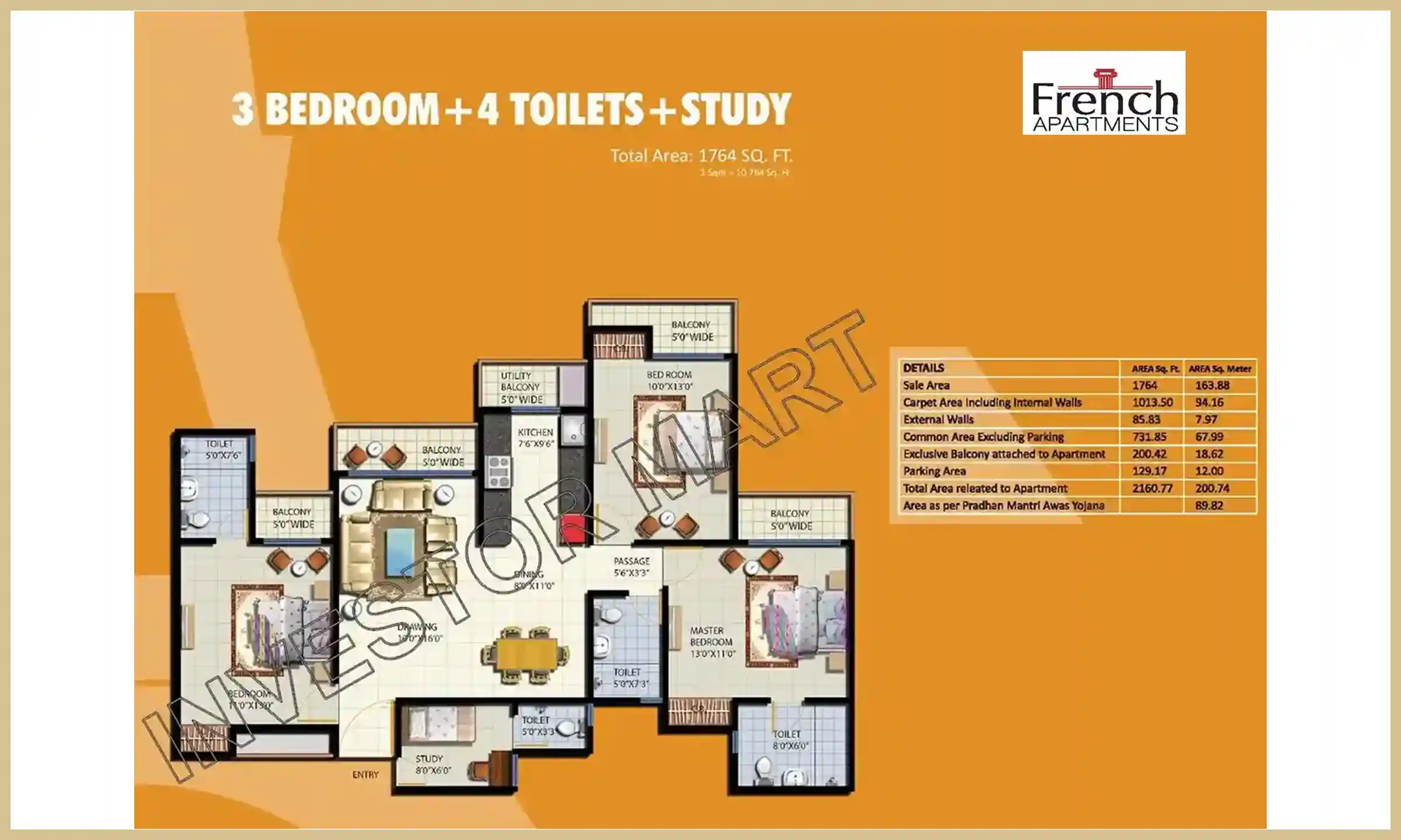1764 Sqft