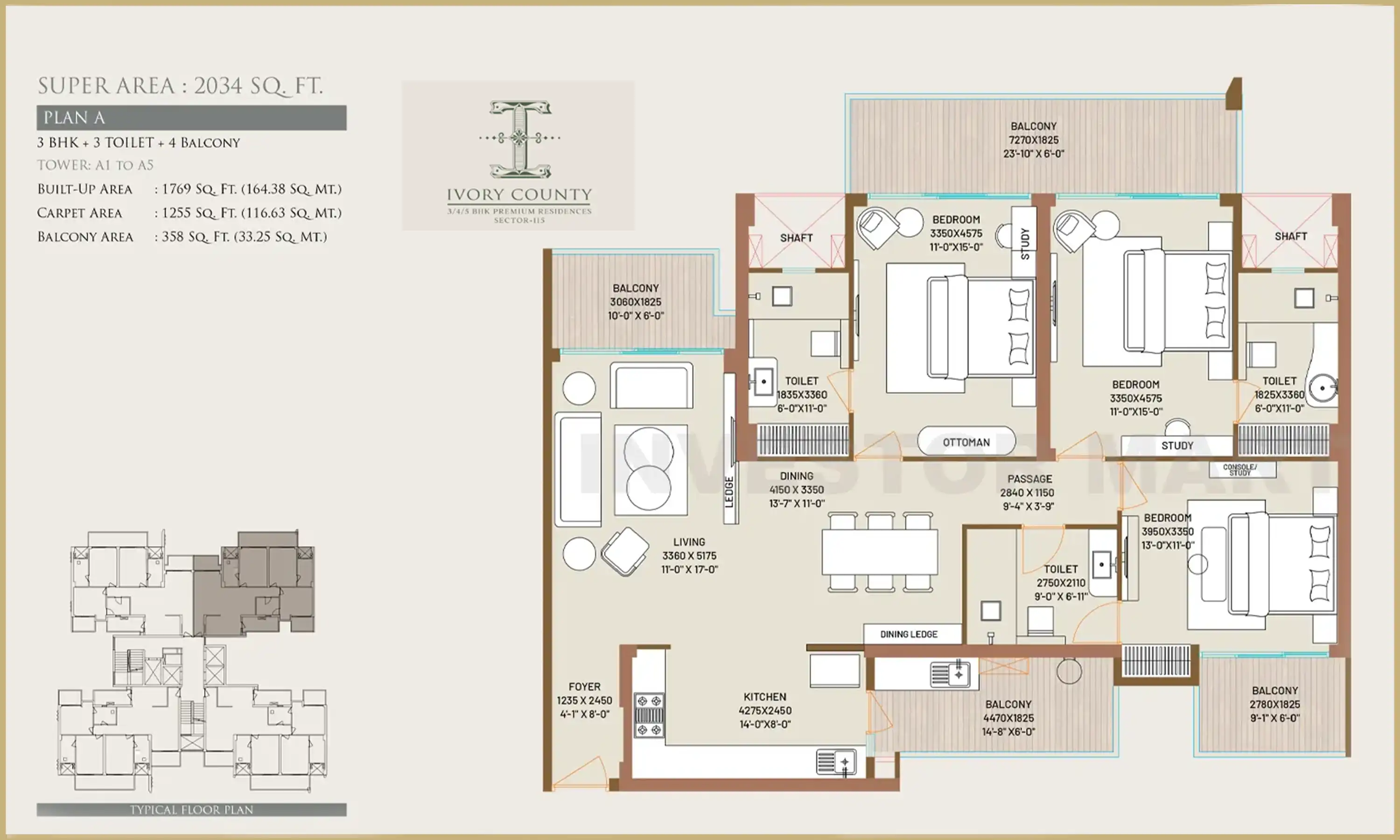 2034 Sqft
