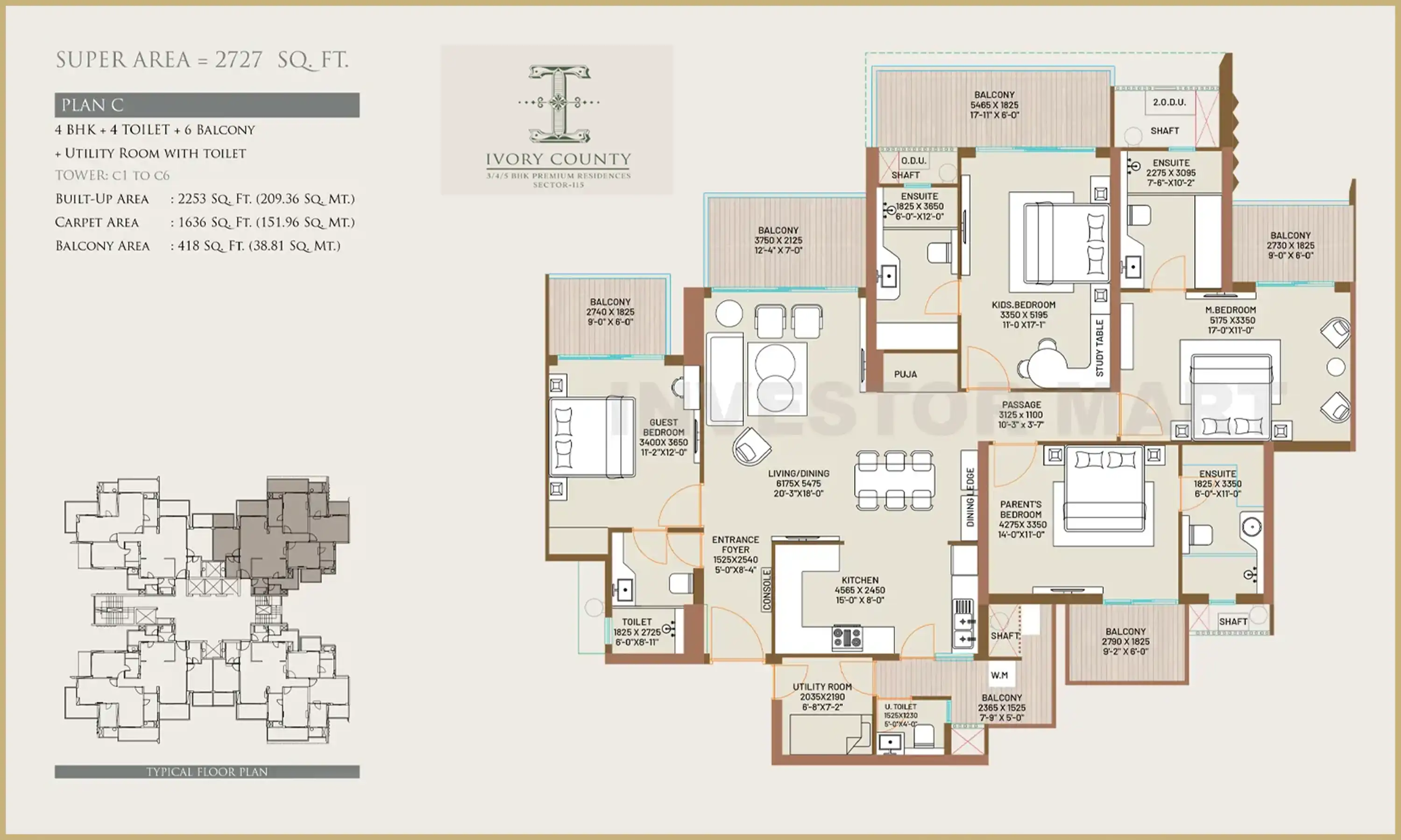 2727 Sqft