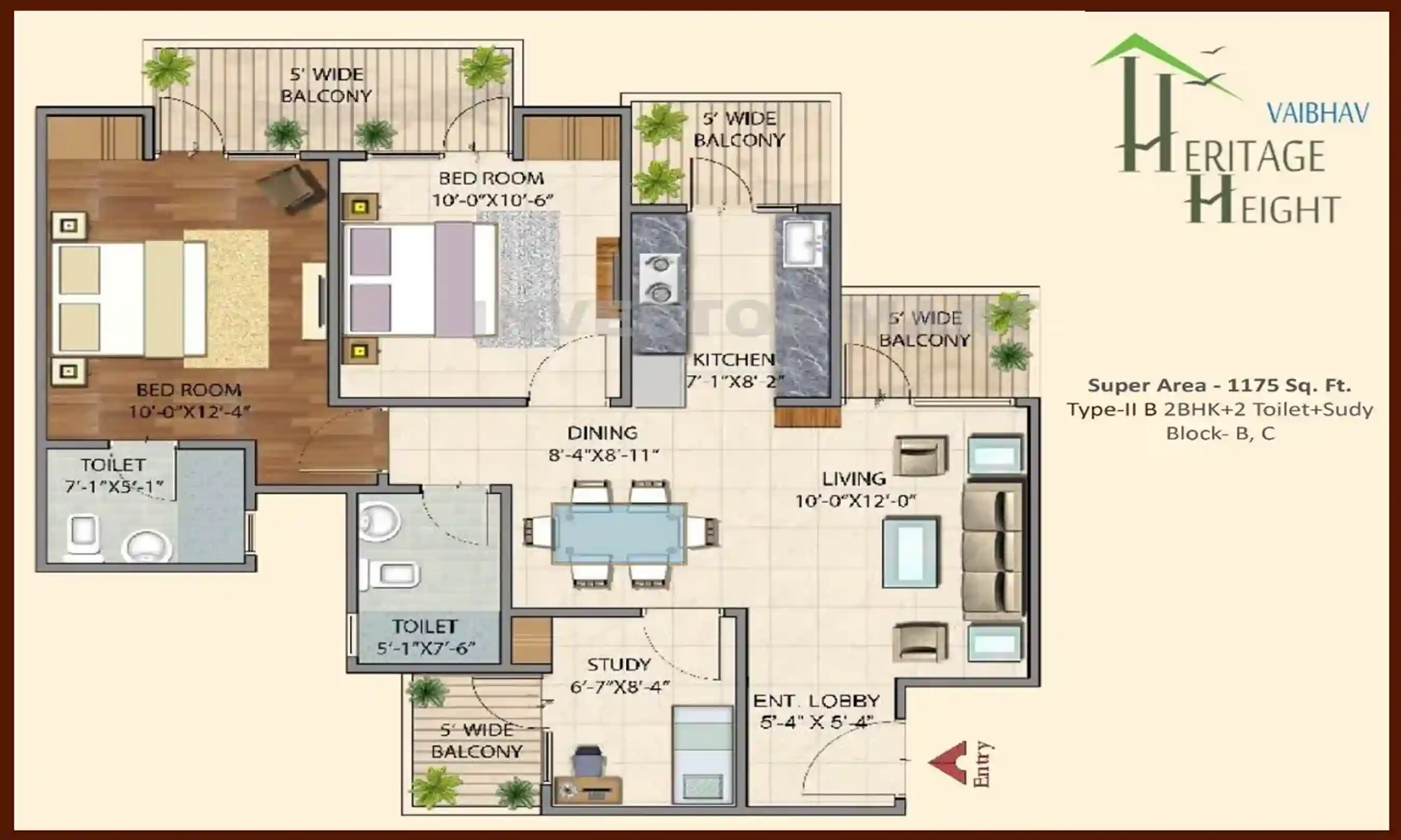 1175 Sqft