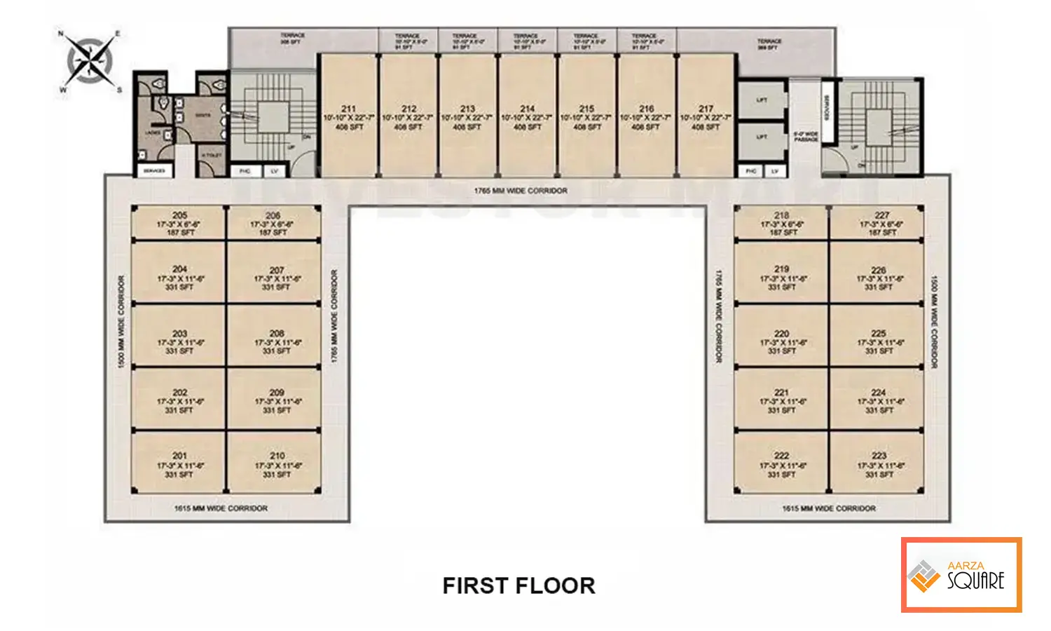 190 Sqft
