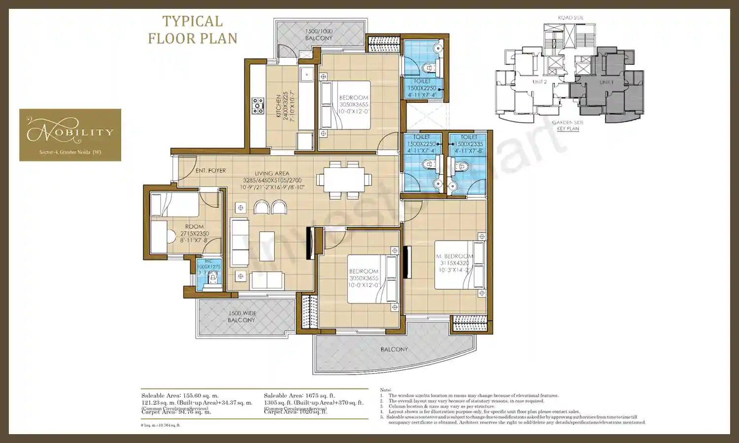 1675 Sqft