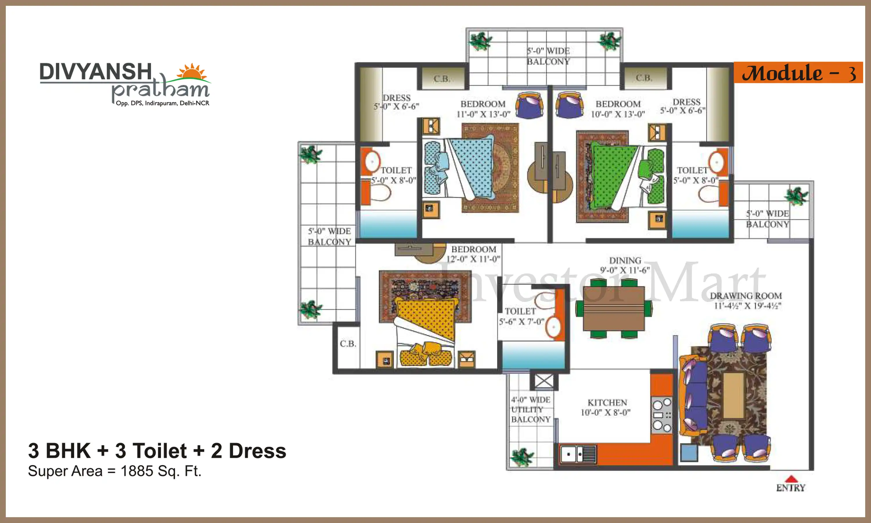 1885 Sqft