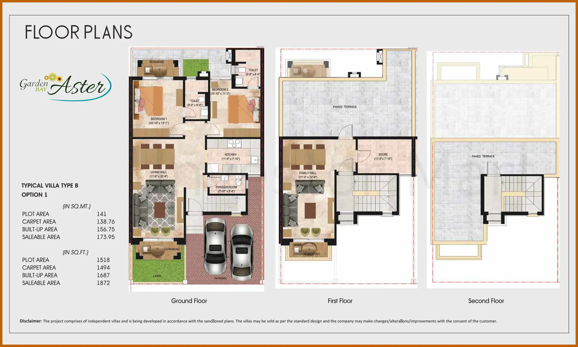 1872 Sqft