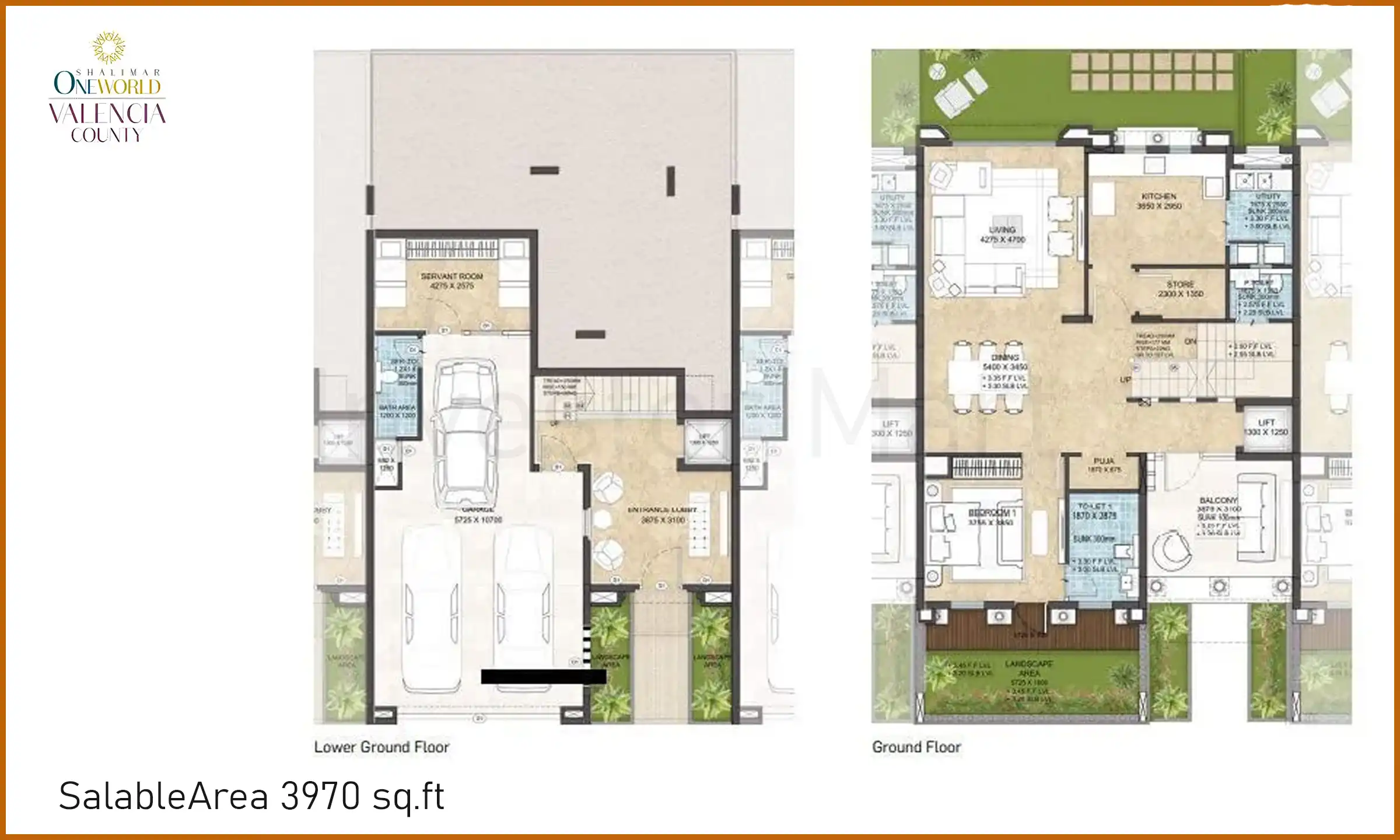3970 Sqft