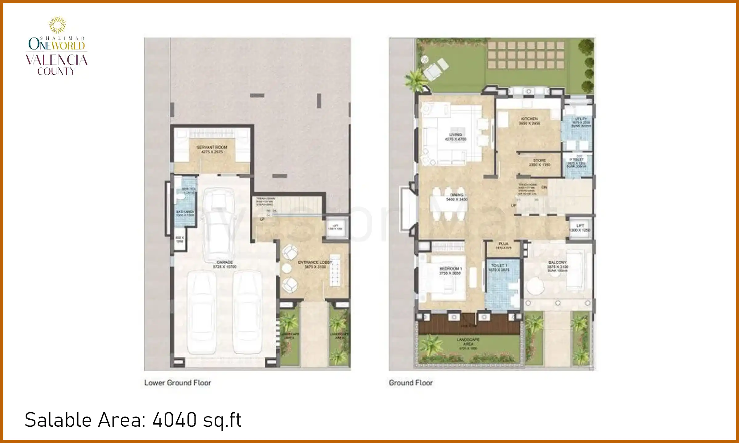 4040 Sqft