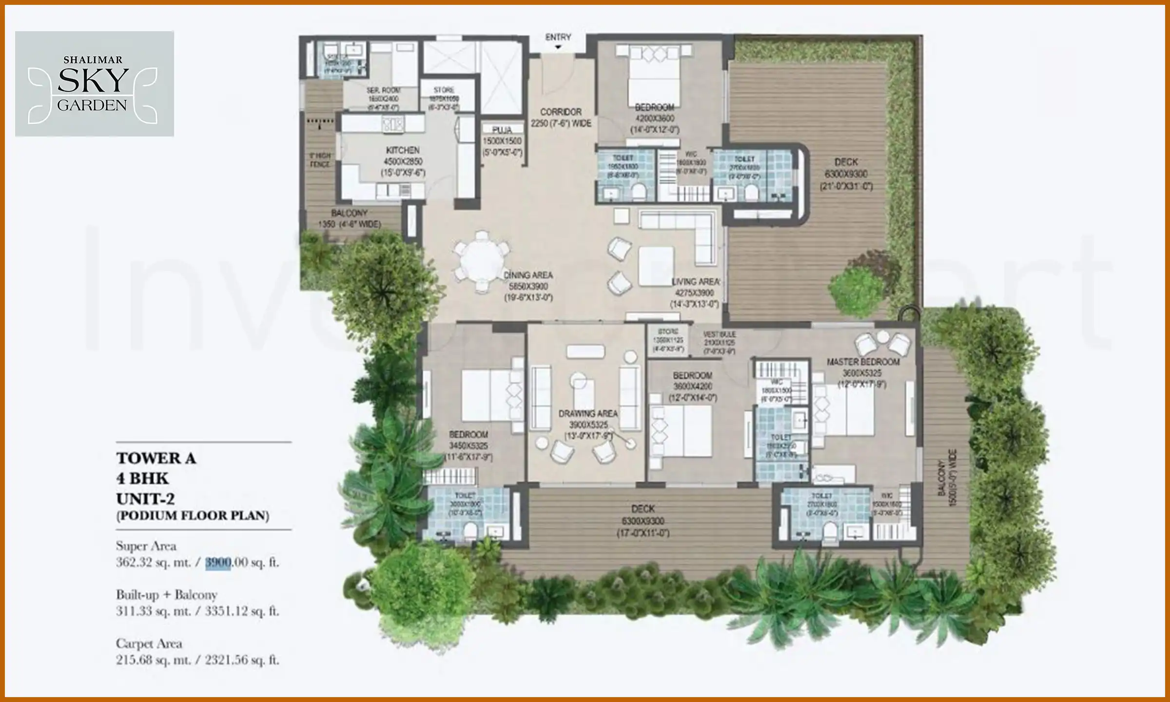 3900 Sqft