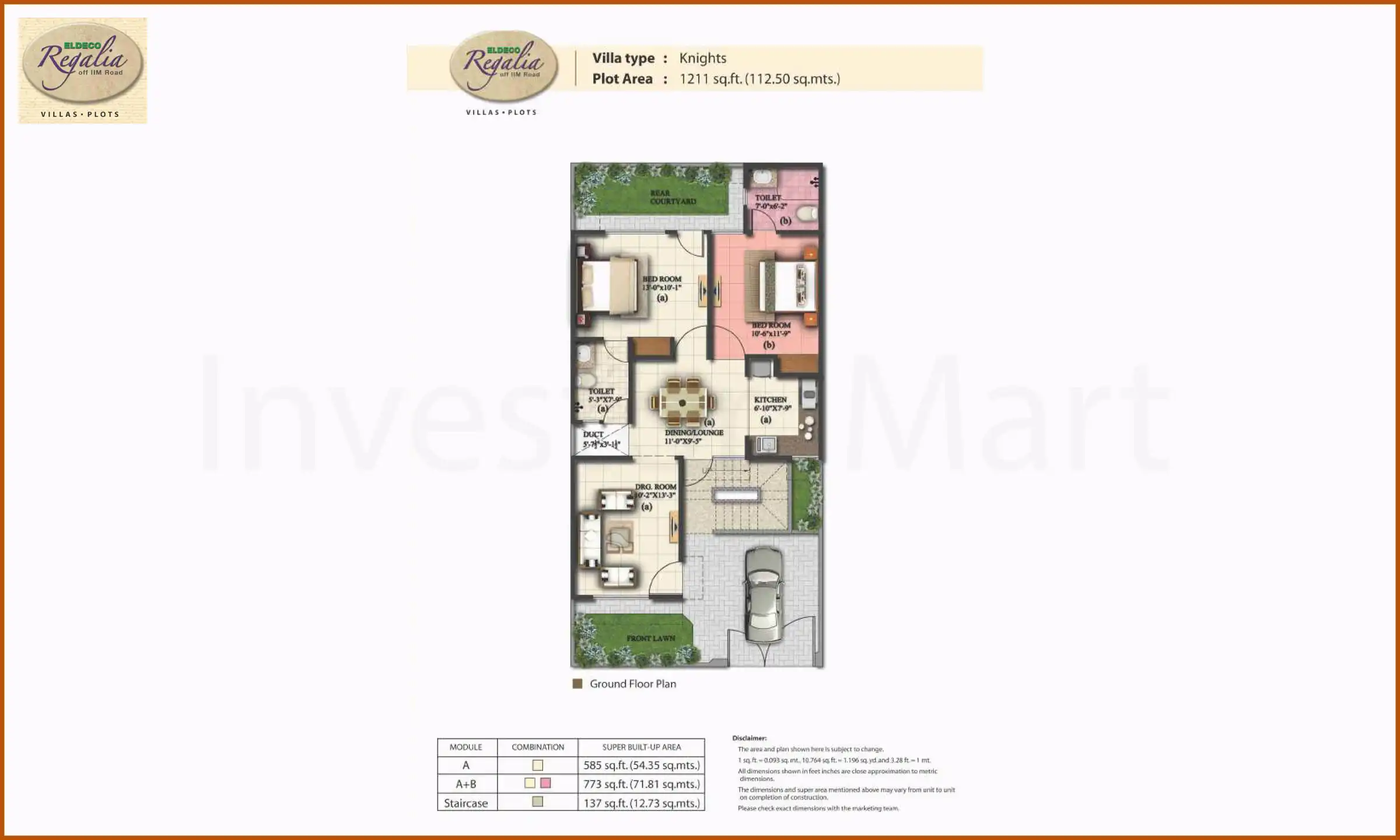 1211 Sqft