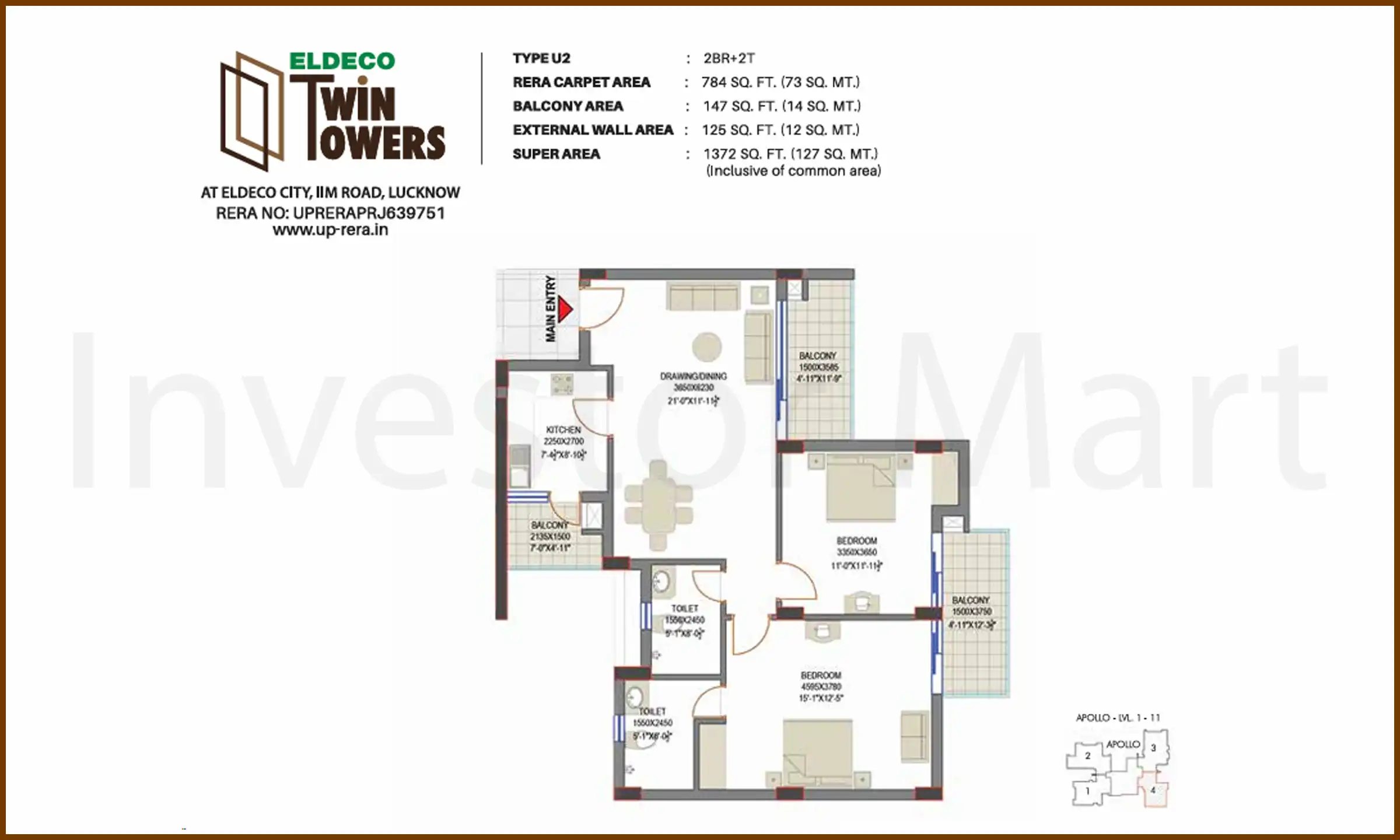 1372 Sqft