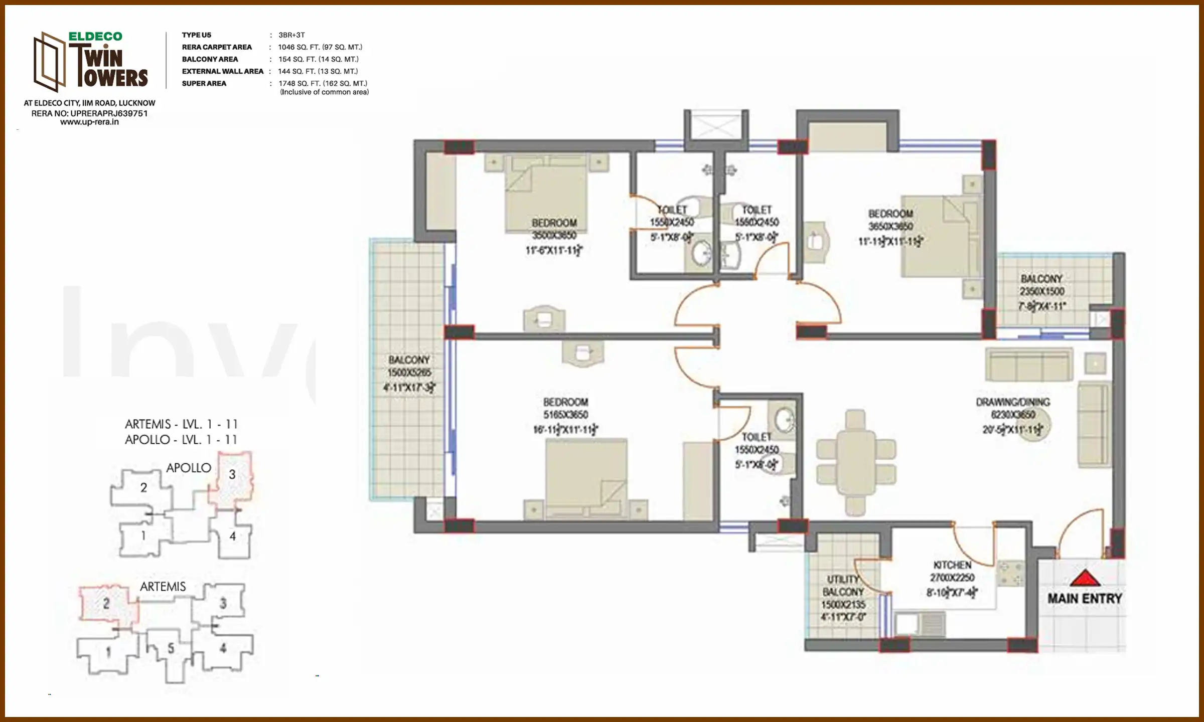 1748 Sqft