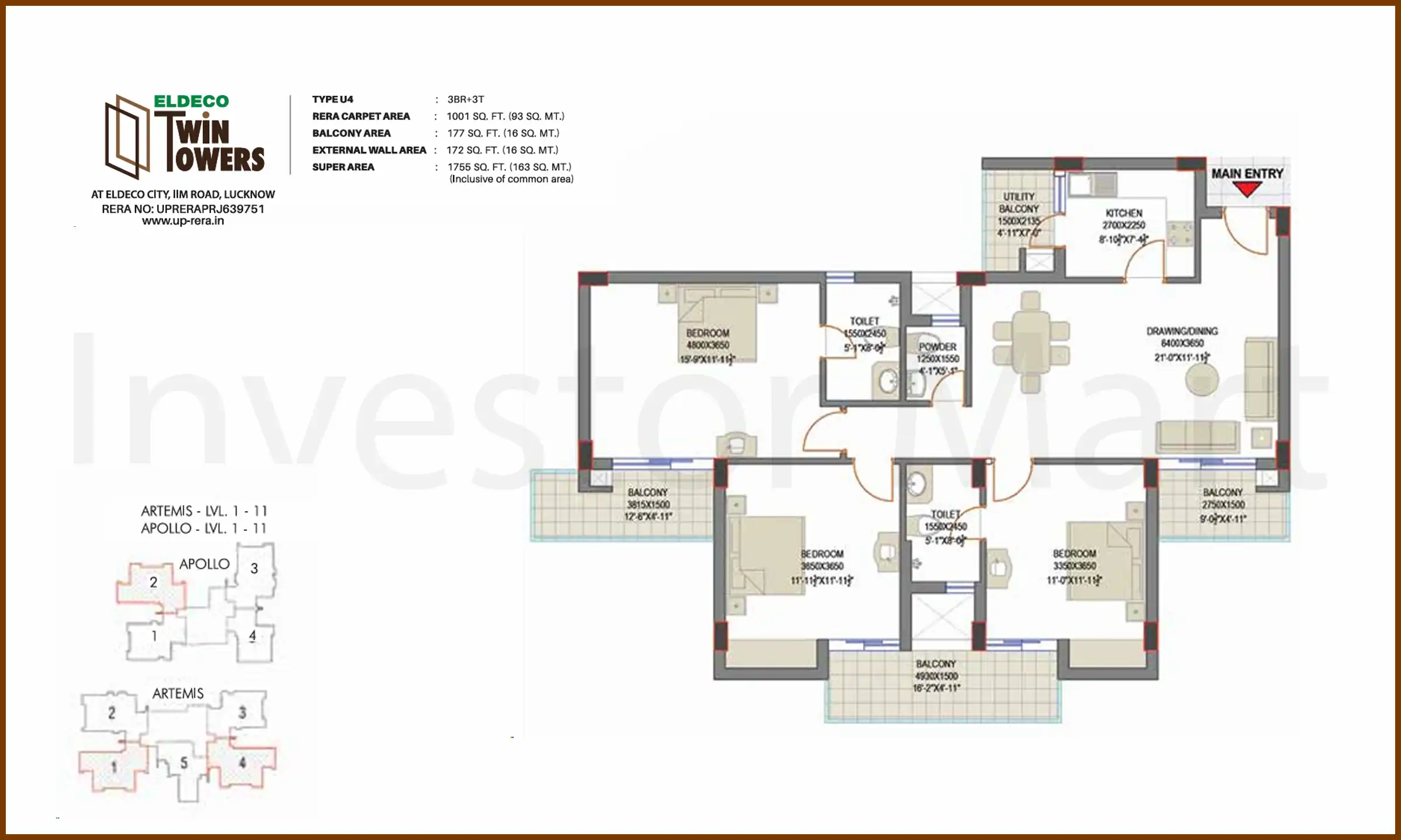 1755 Sqft