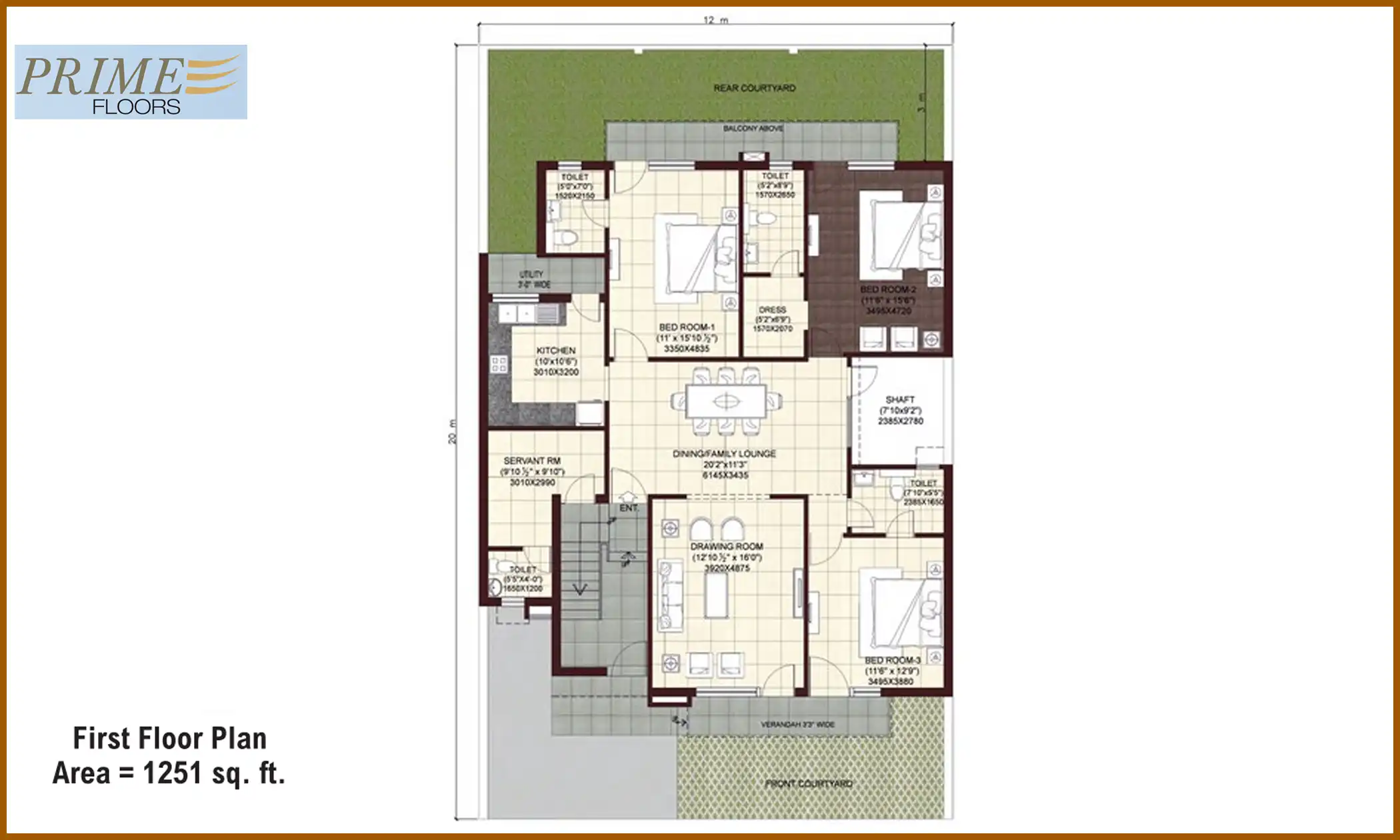 1251 Sqft