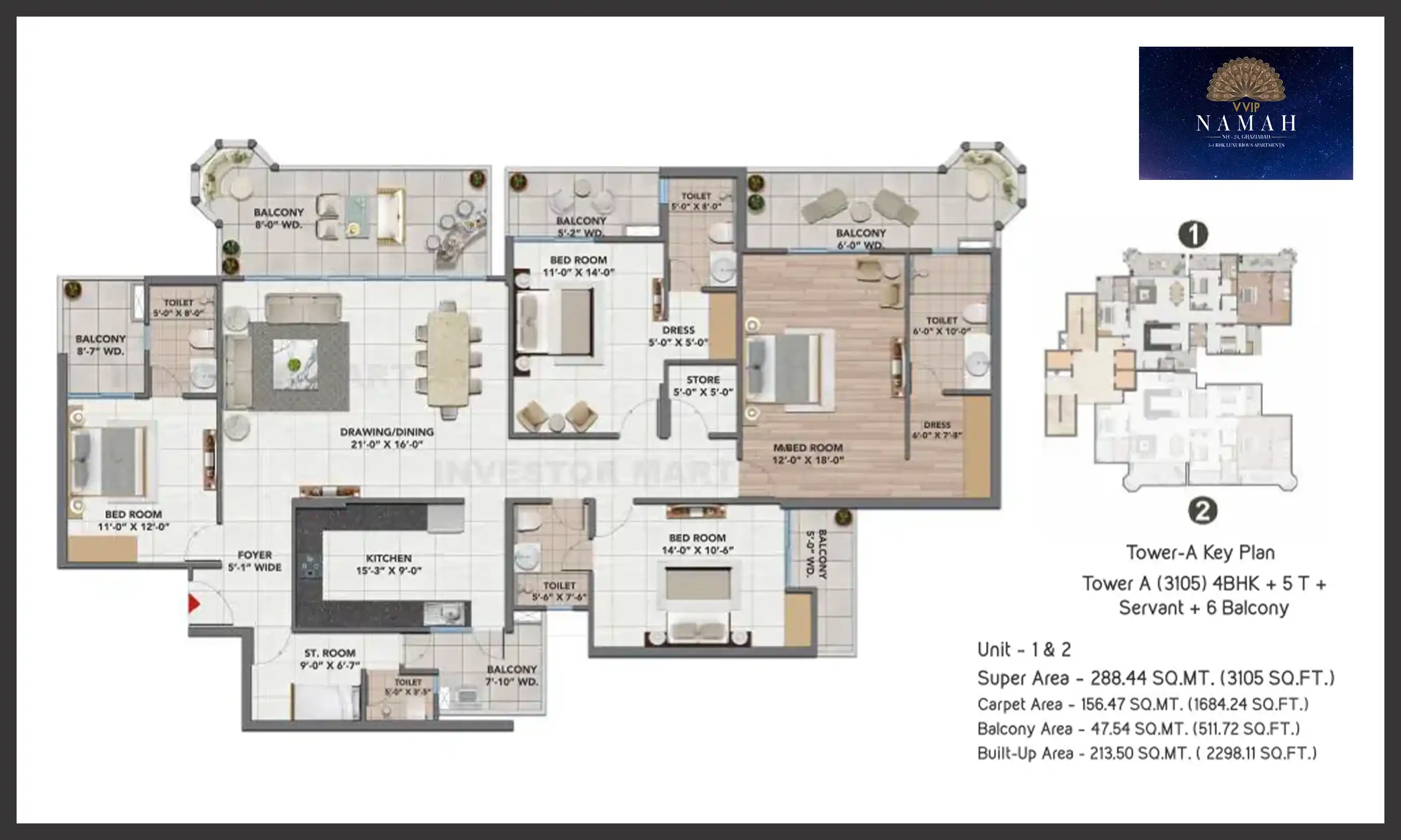 3105 Sqft