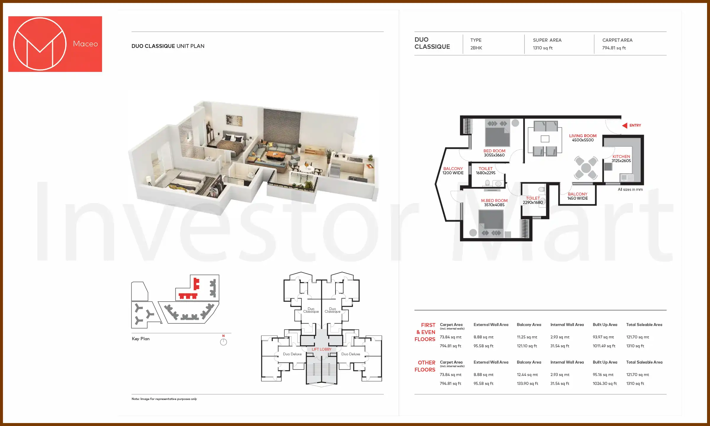 1310 Sqft