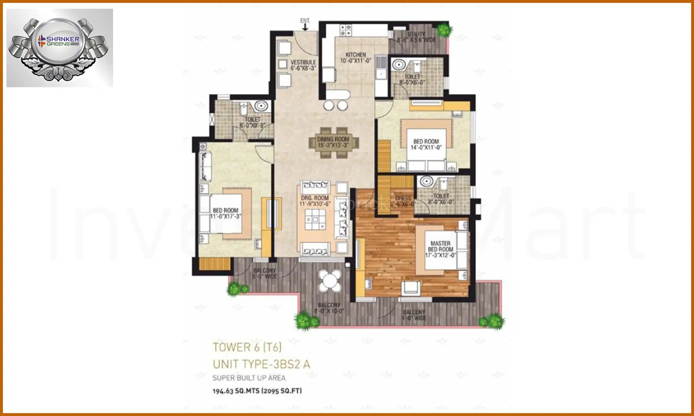 2095 Sqft