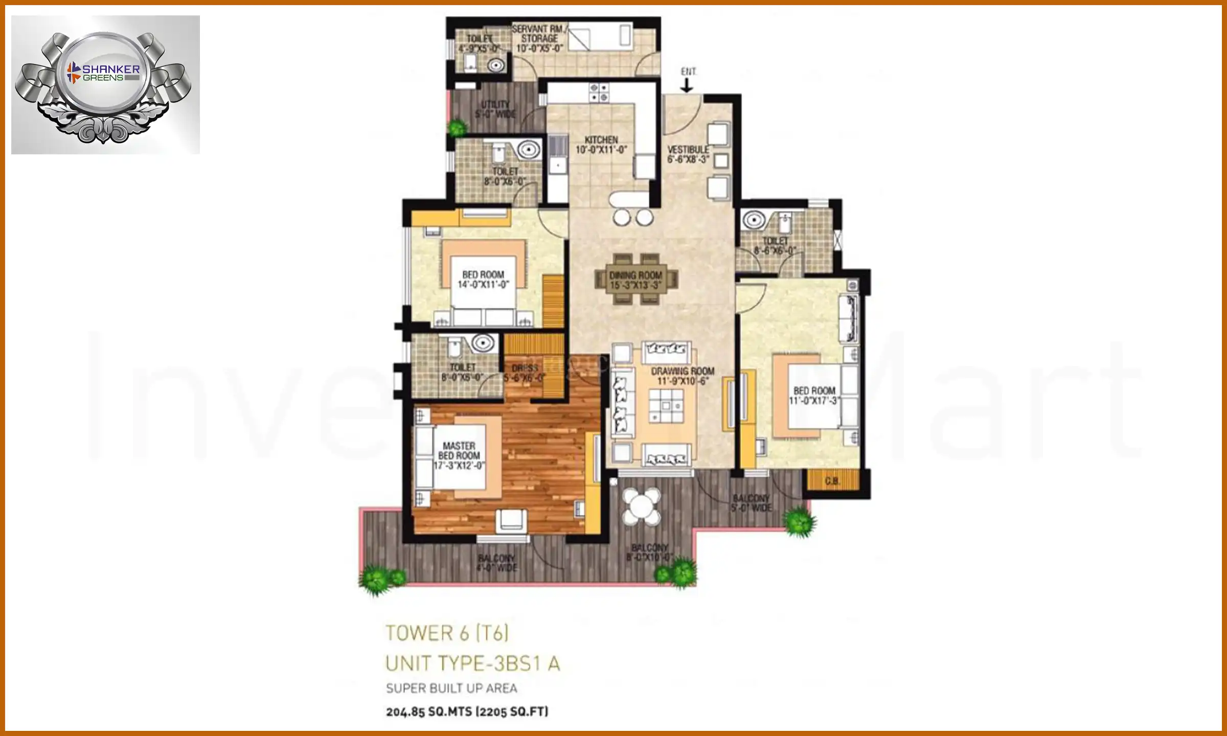 2205 Sqft
