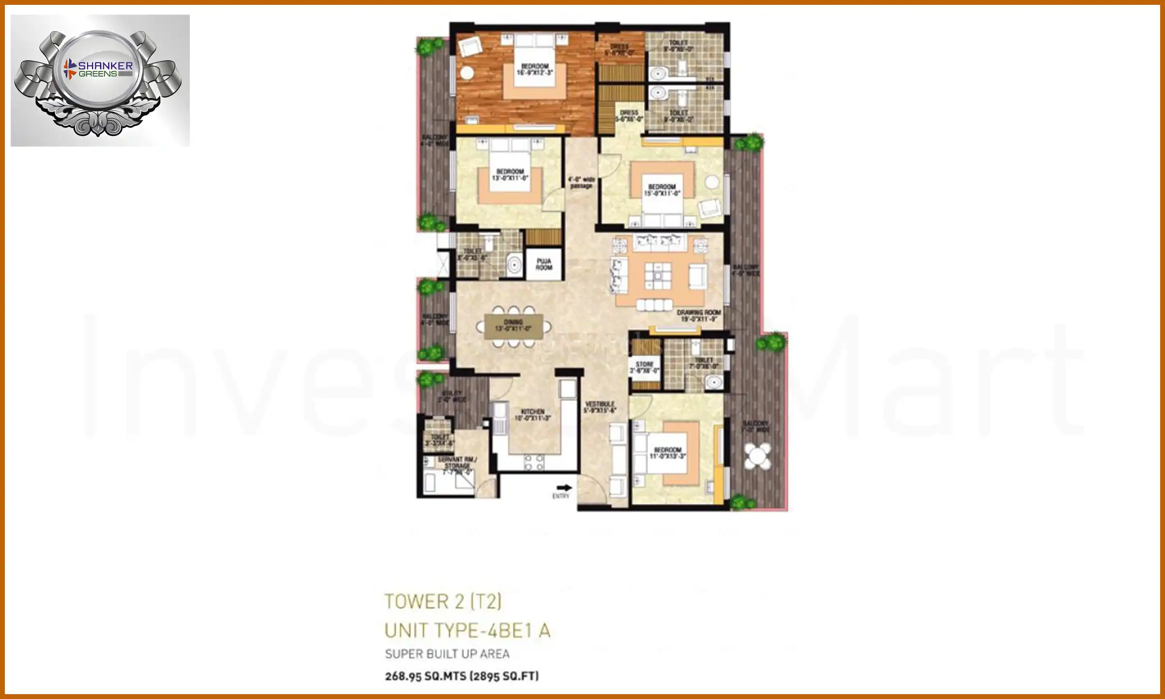 2895 Sqft