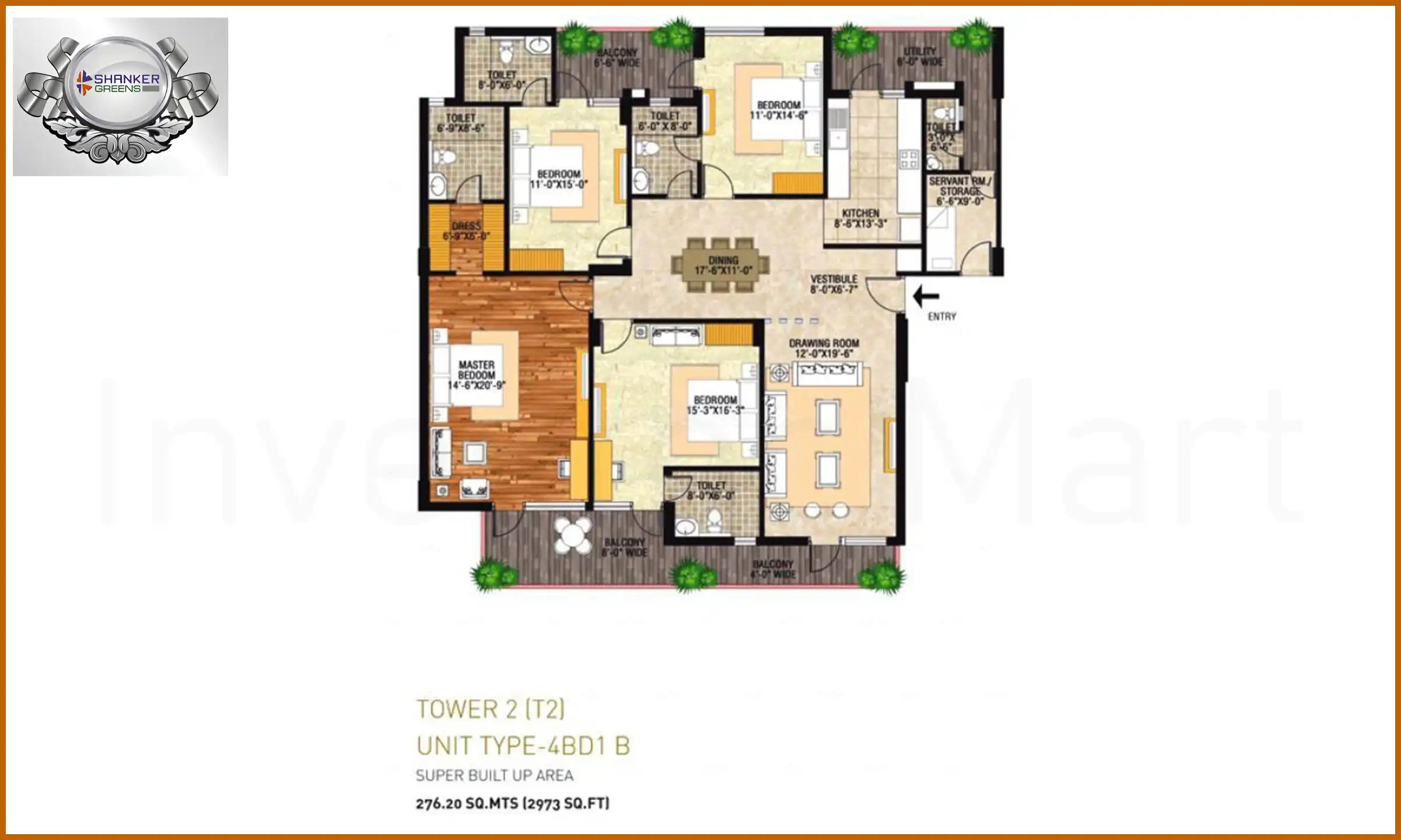 2973 Sqft