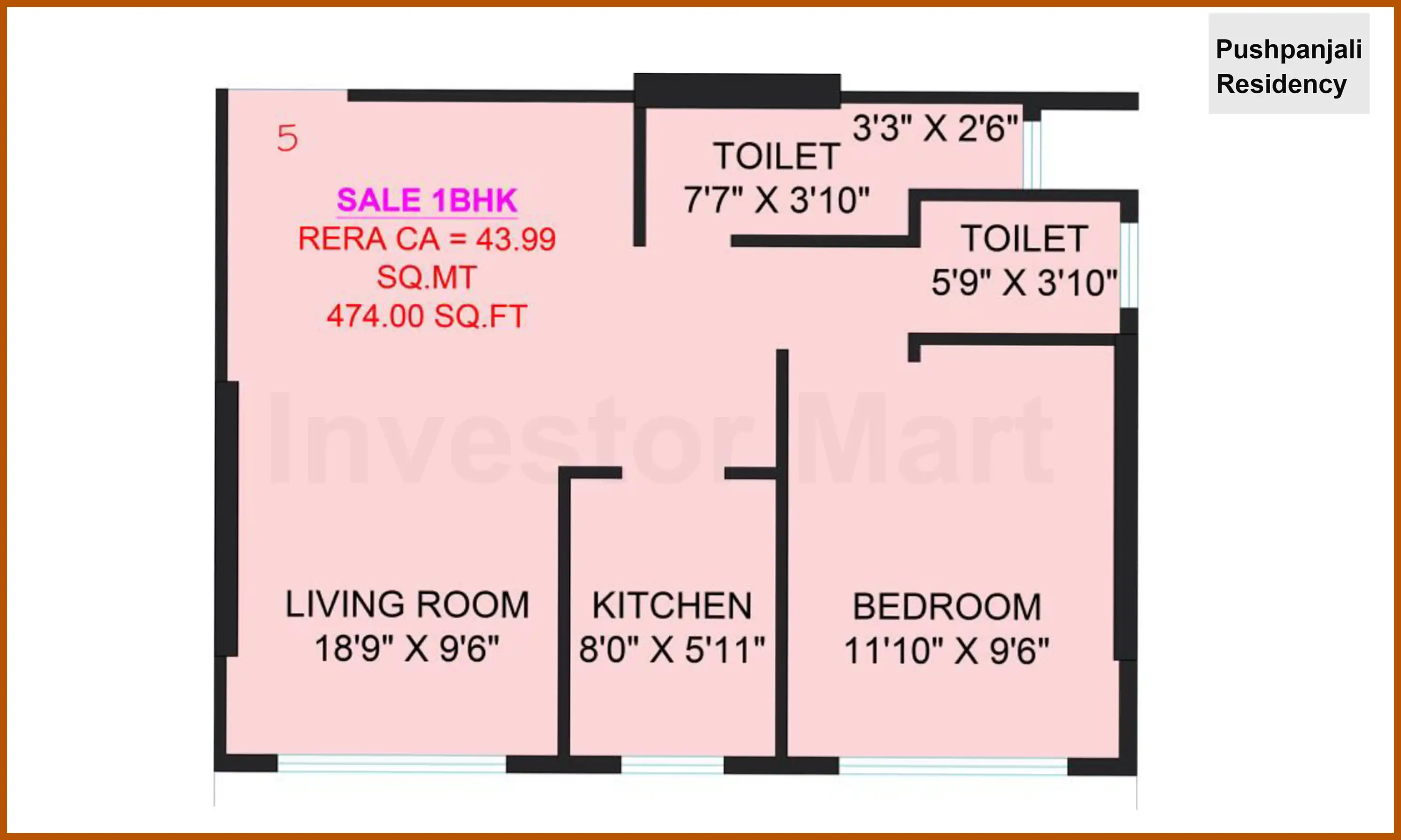 474 Sqft