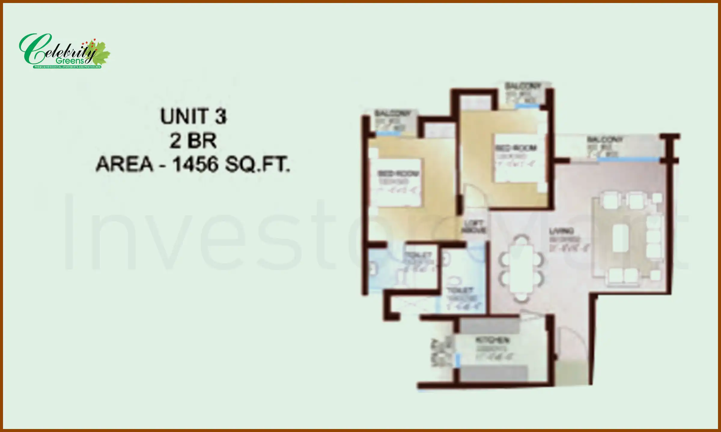 1456 Sqft