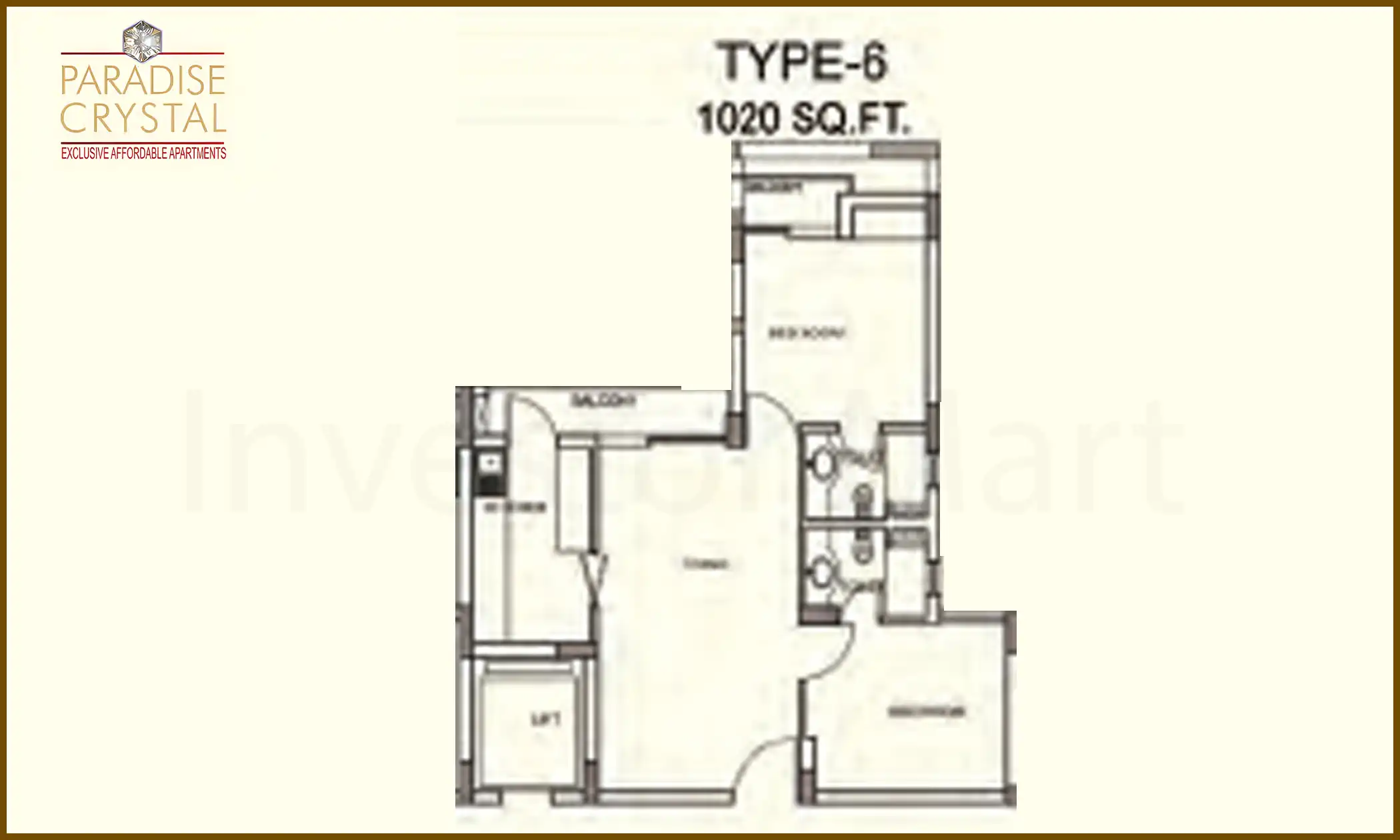 1020 Sqft