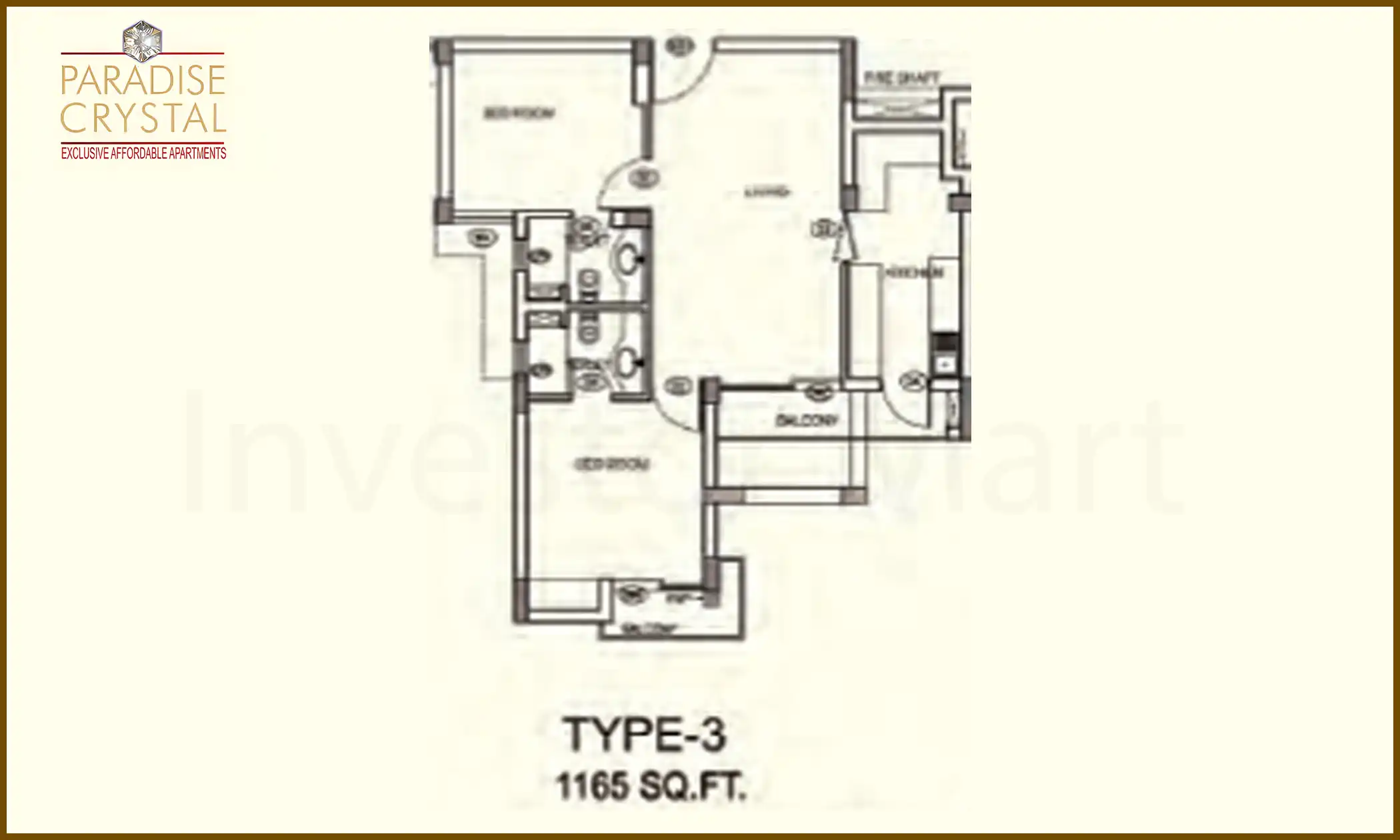 1165 Sqft