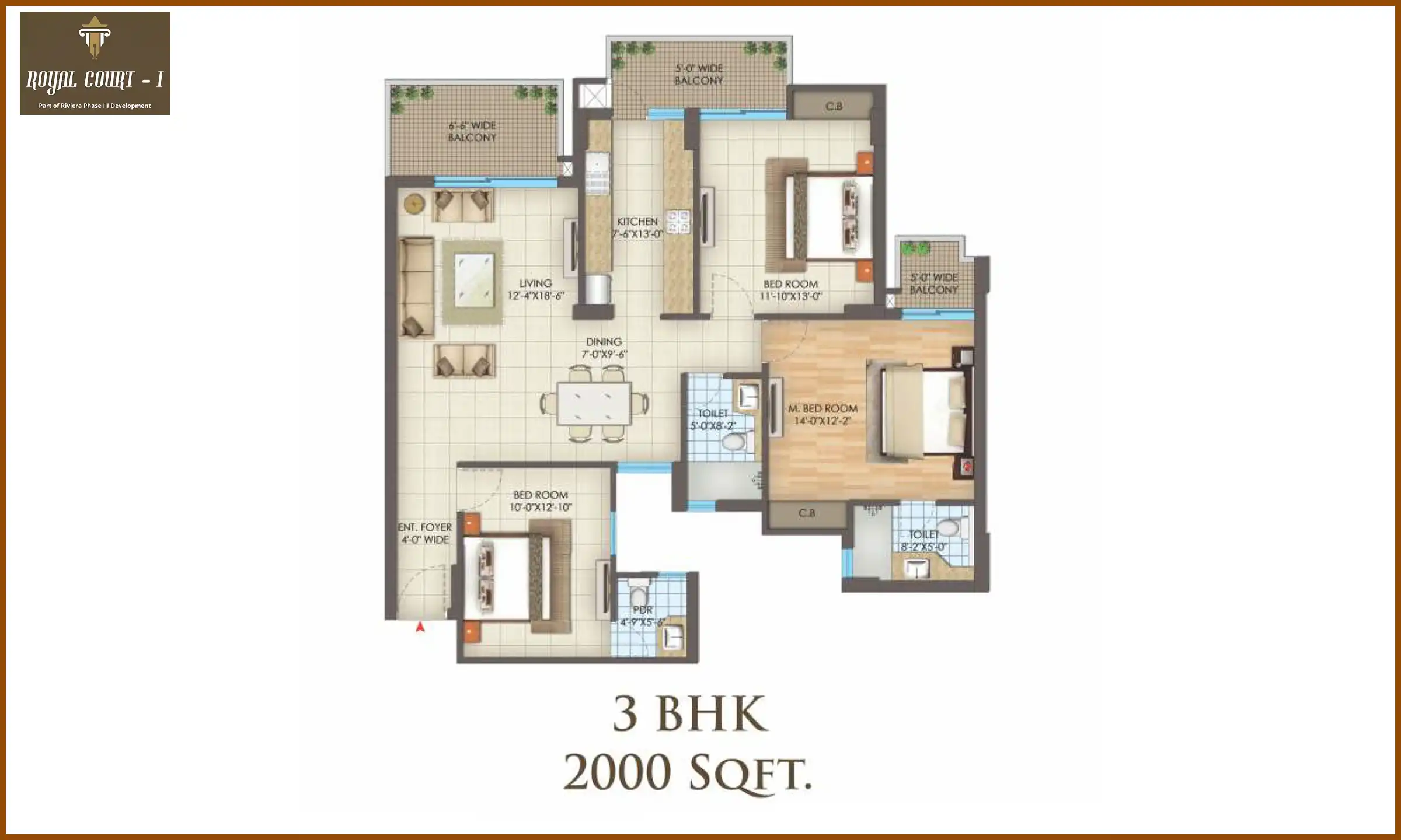 2000 Sqft