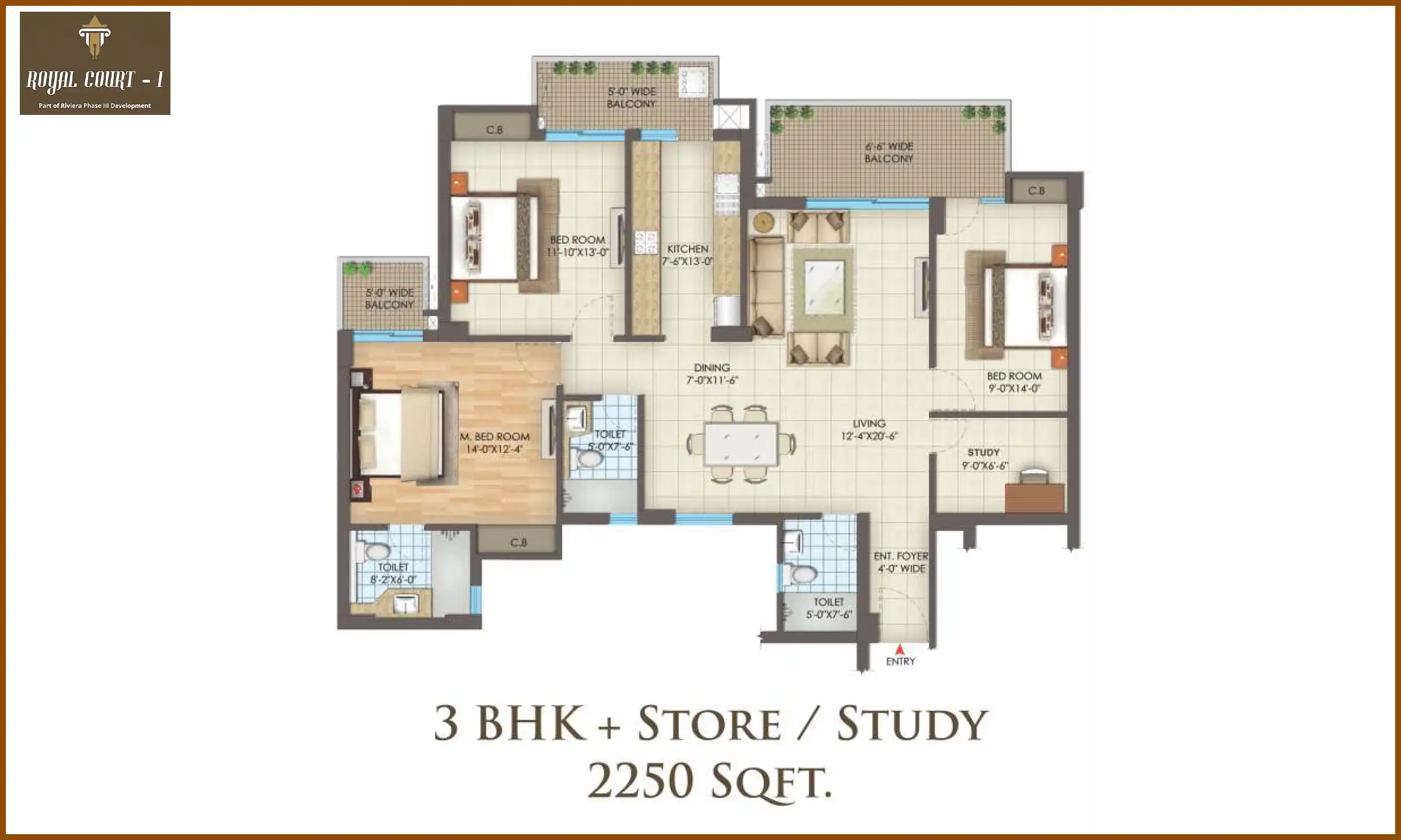 2250 Sqft