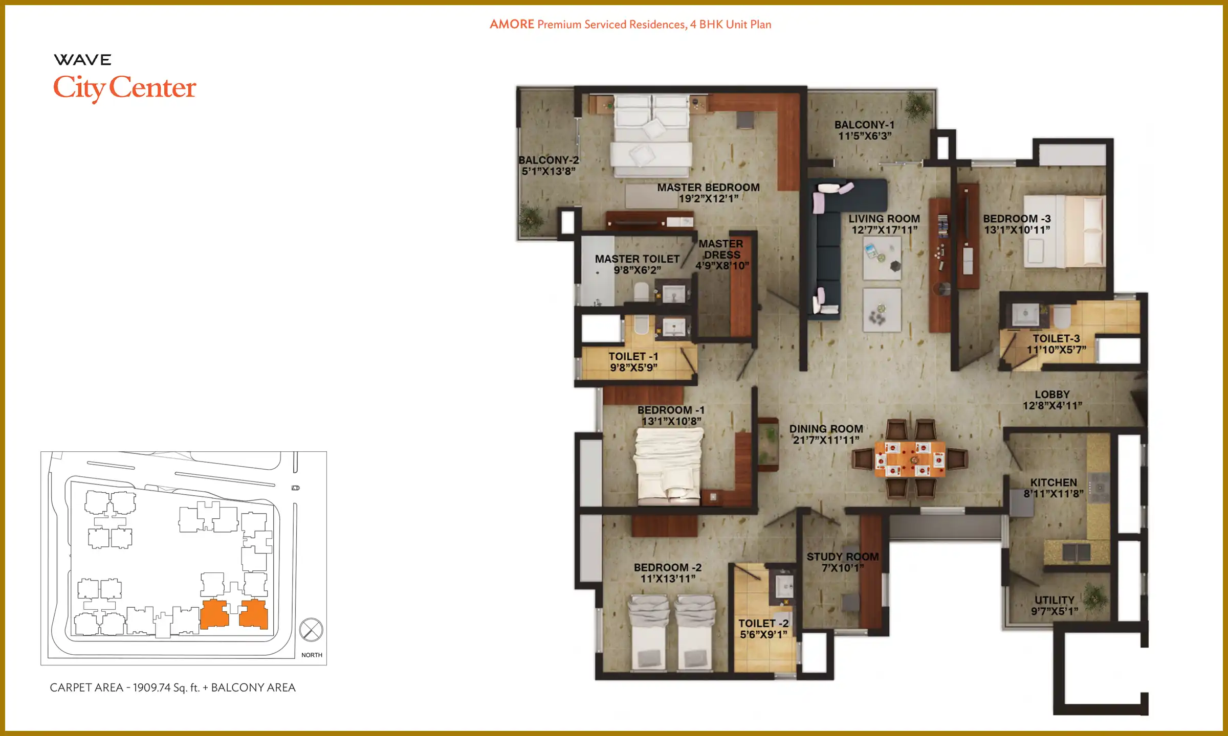 1910 Sqft