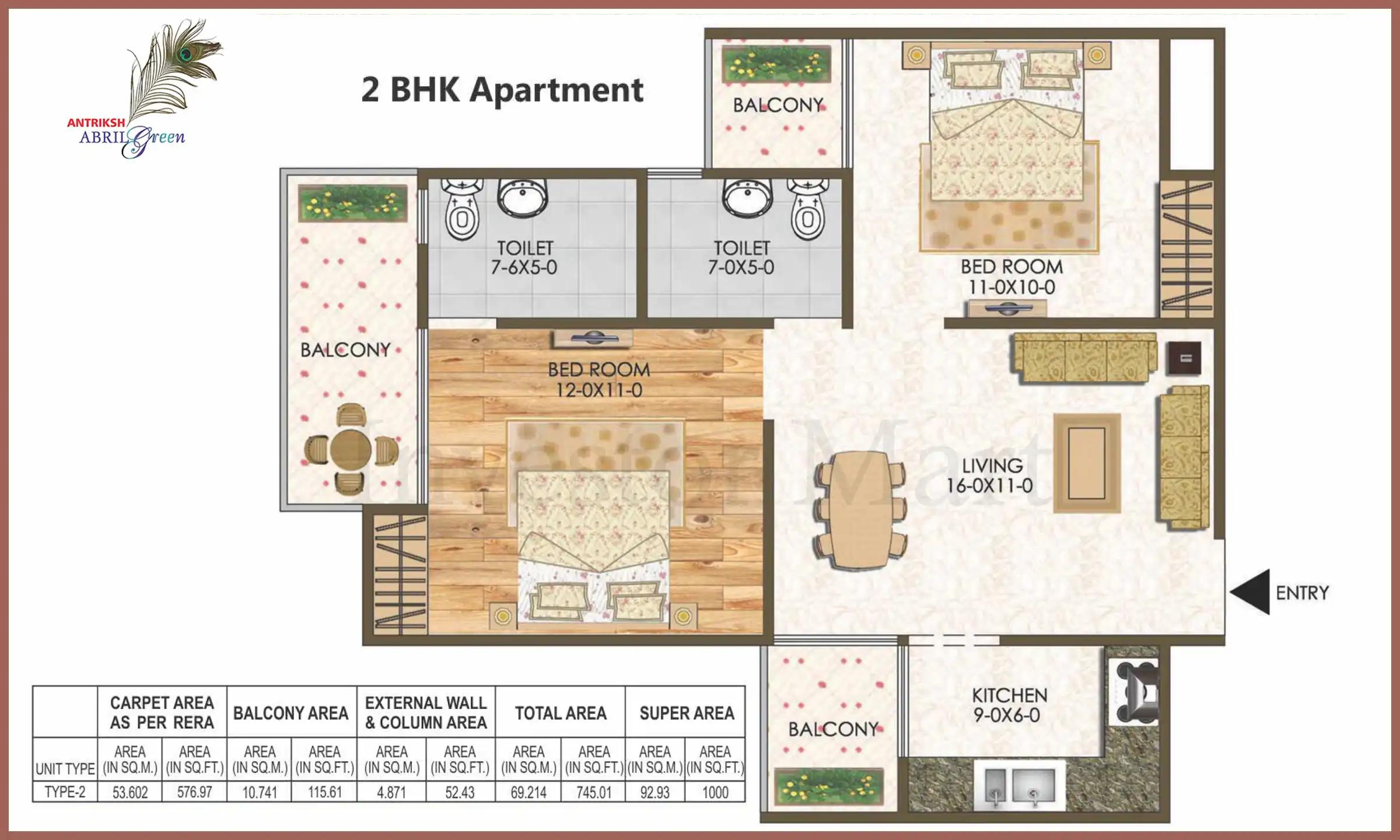 1000 Sqft