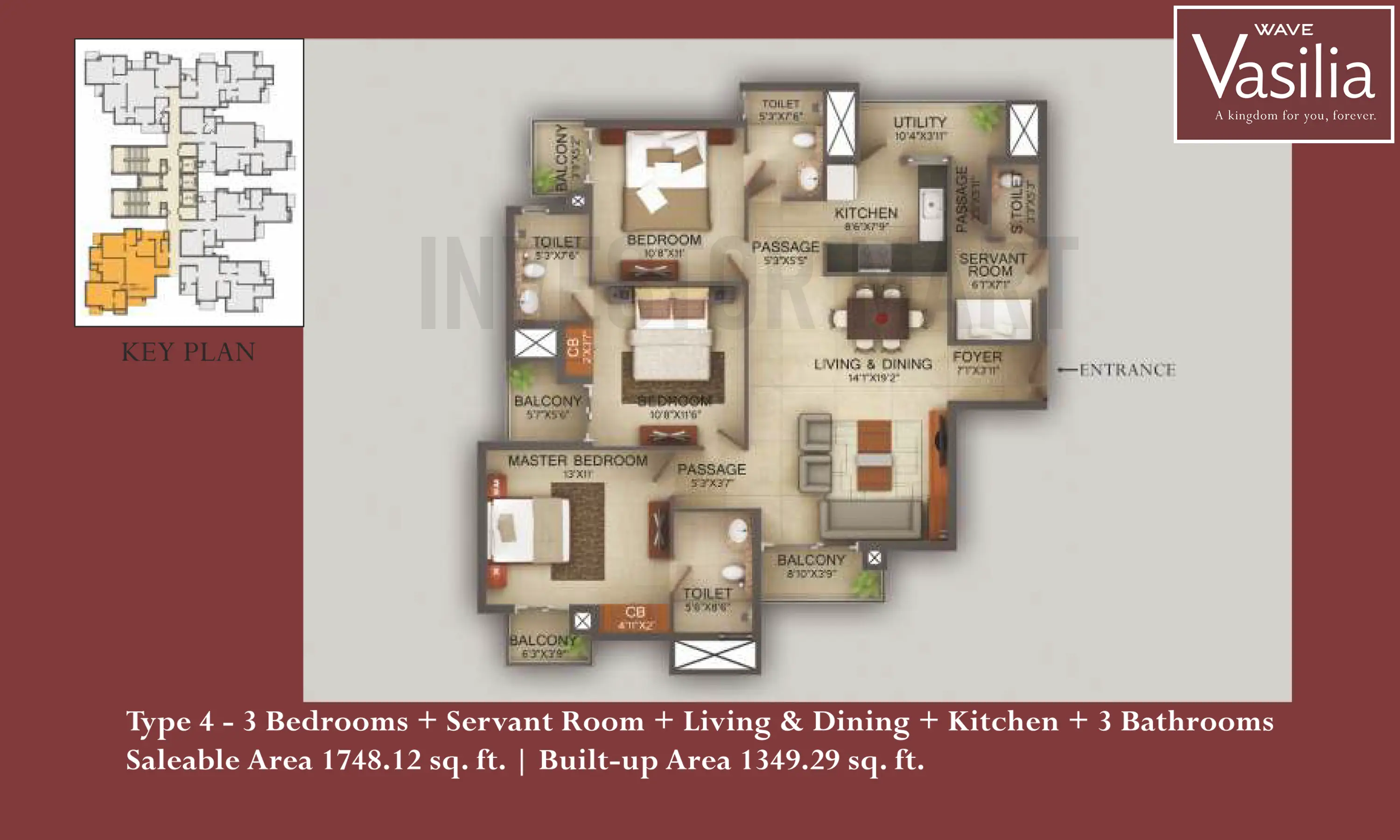 1748 Sqft