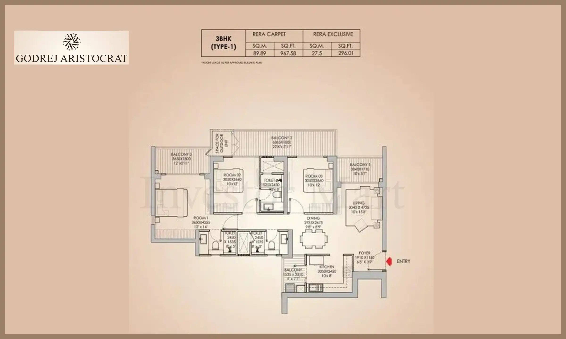 967 Sqft