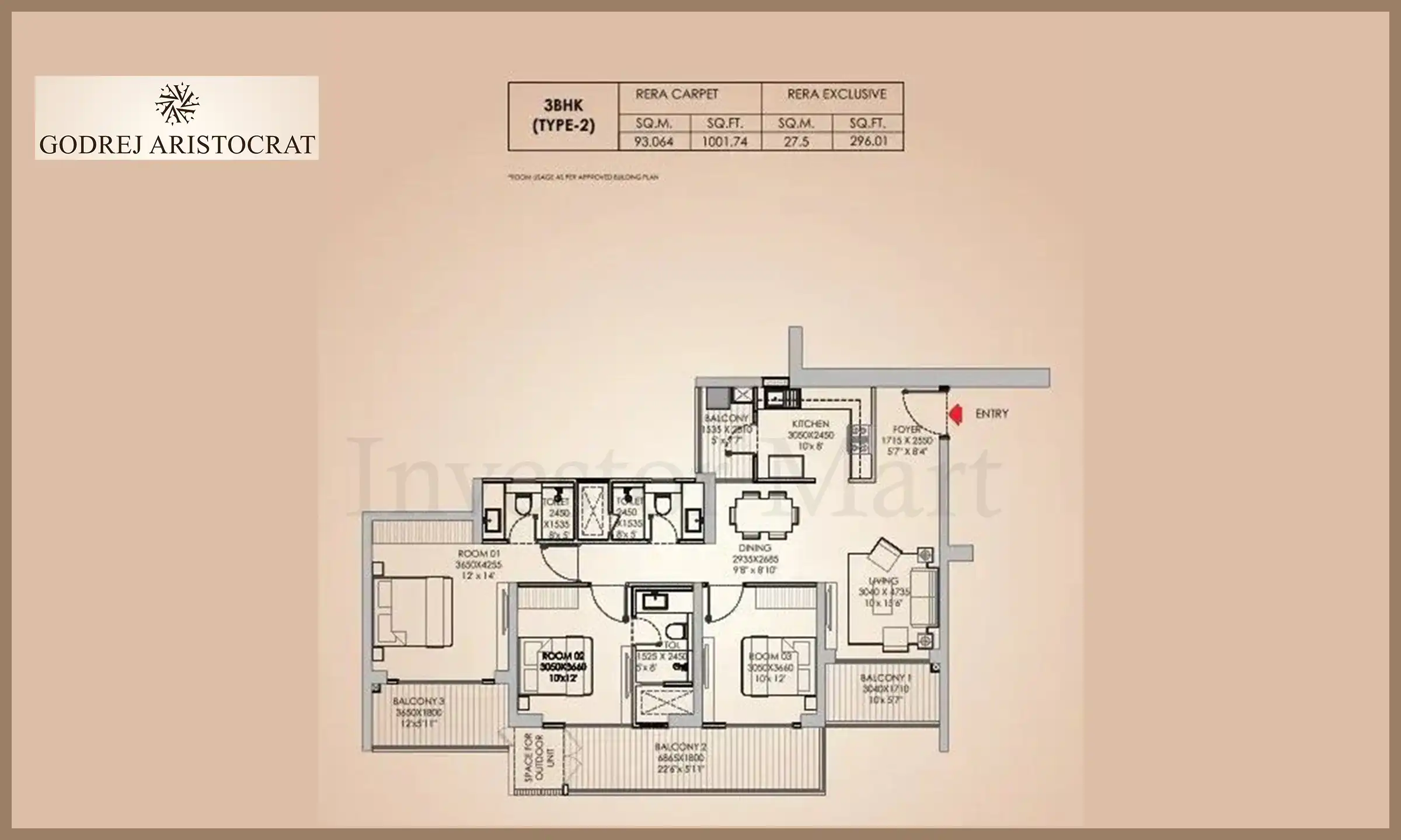 1001 Sqft