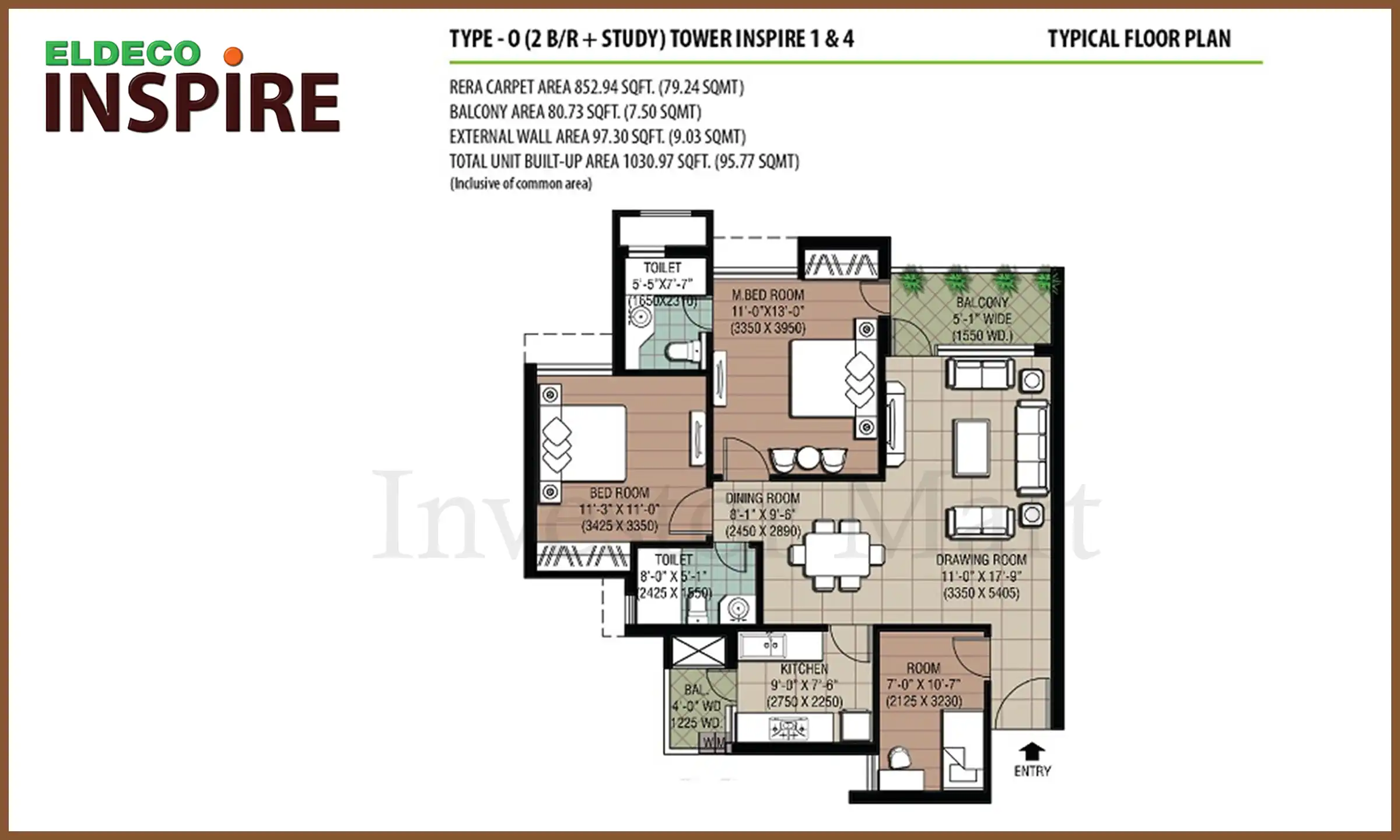 853 Sqft