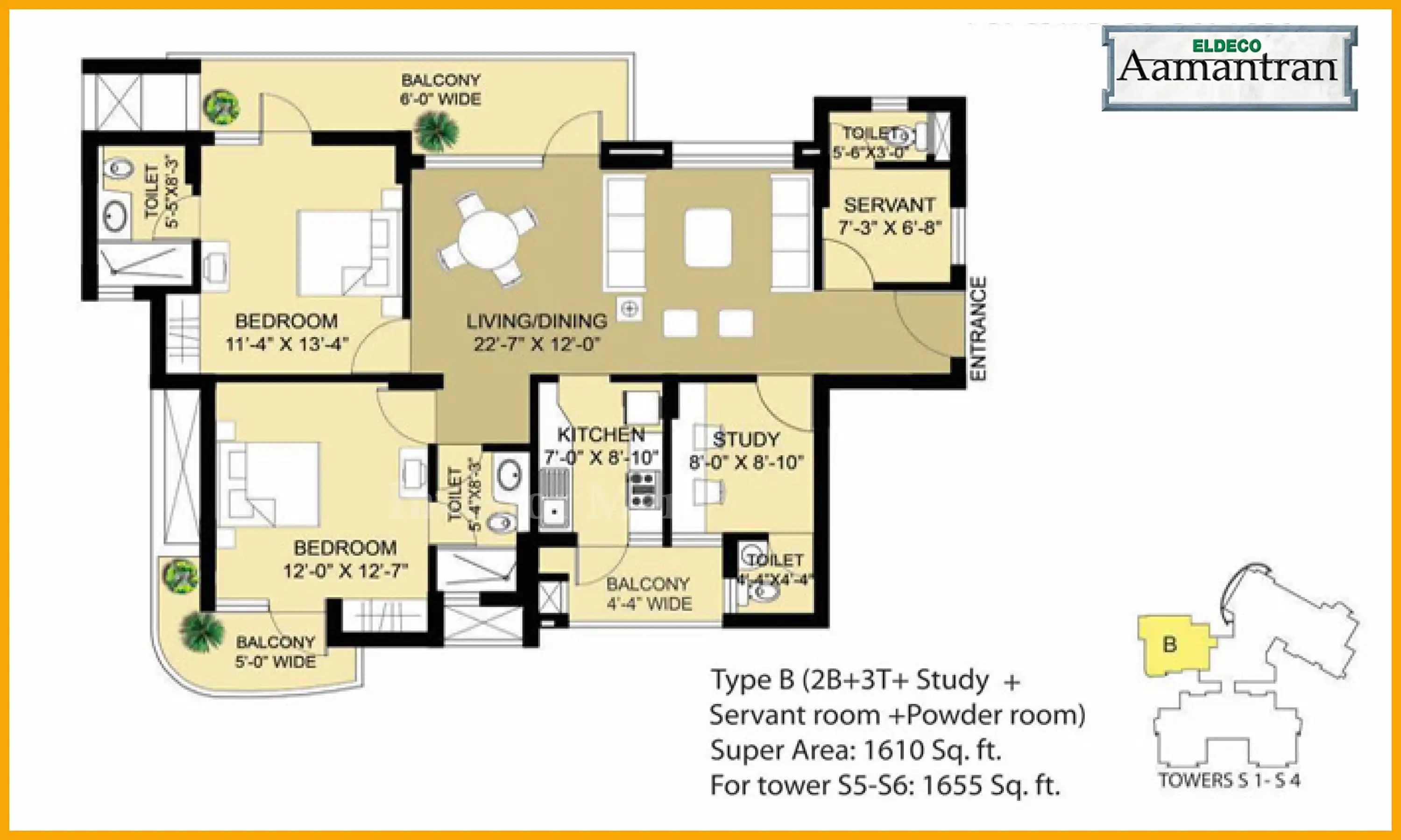 1655 Sqft